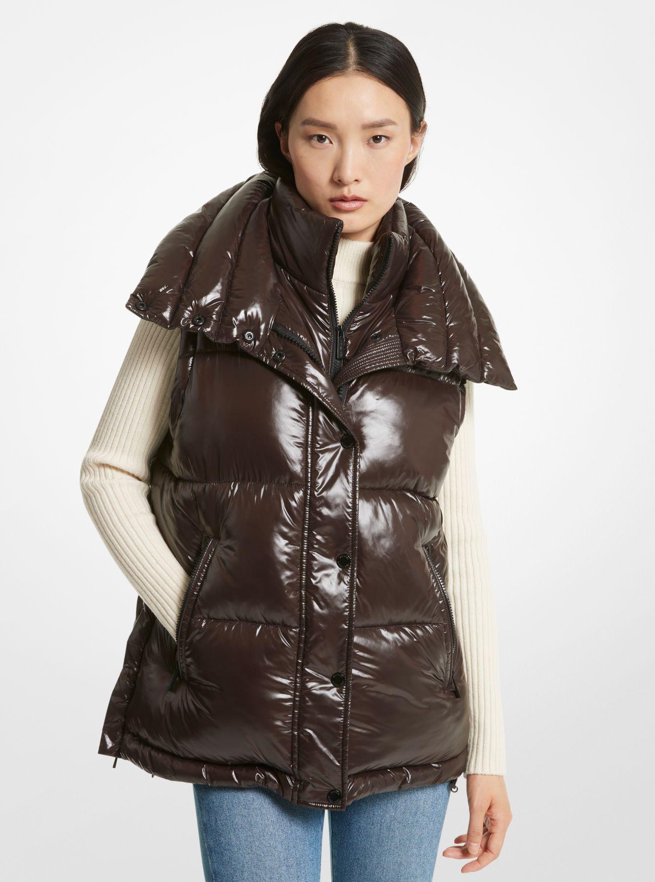 Michael michael kors nylon oversized puffer jacket sales