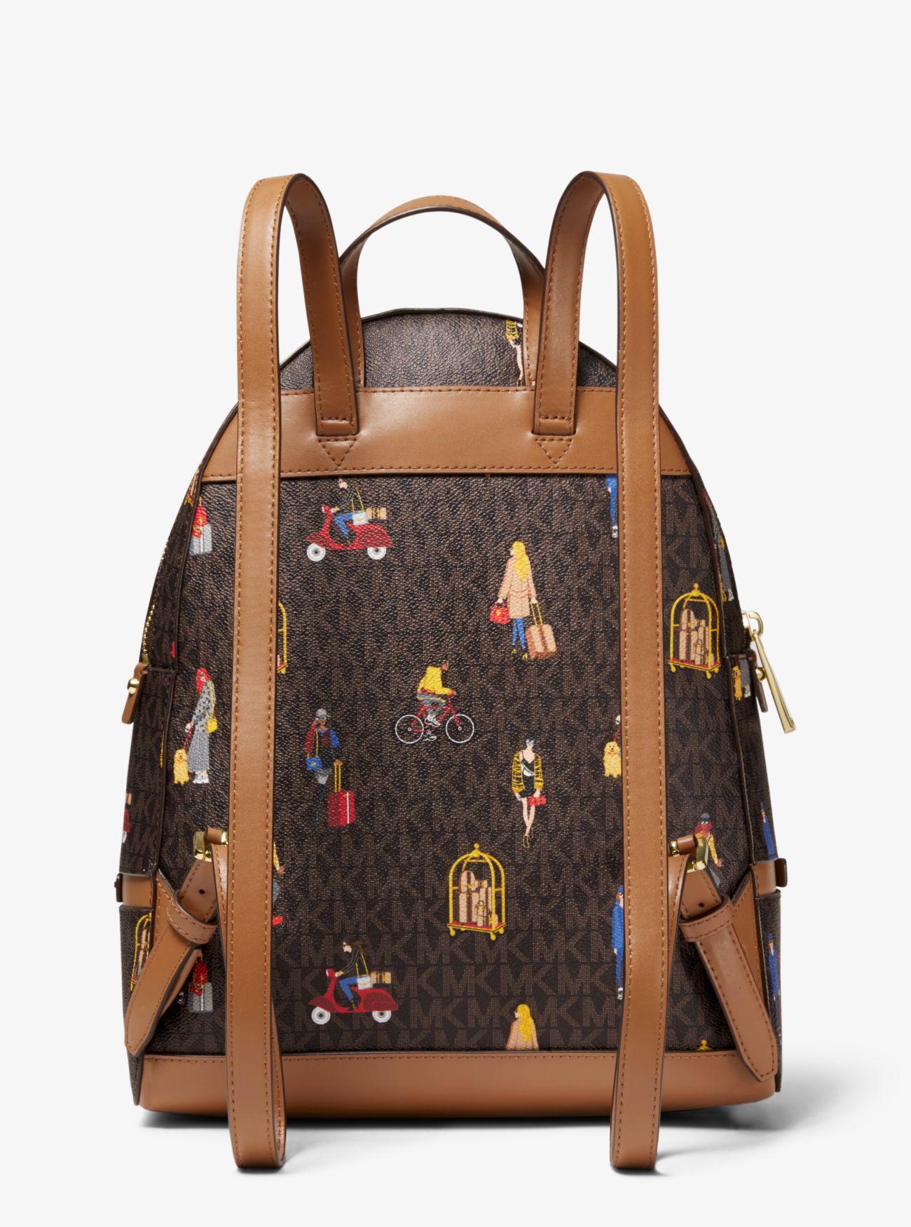 michael kors girl backpack