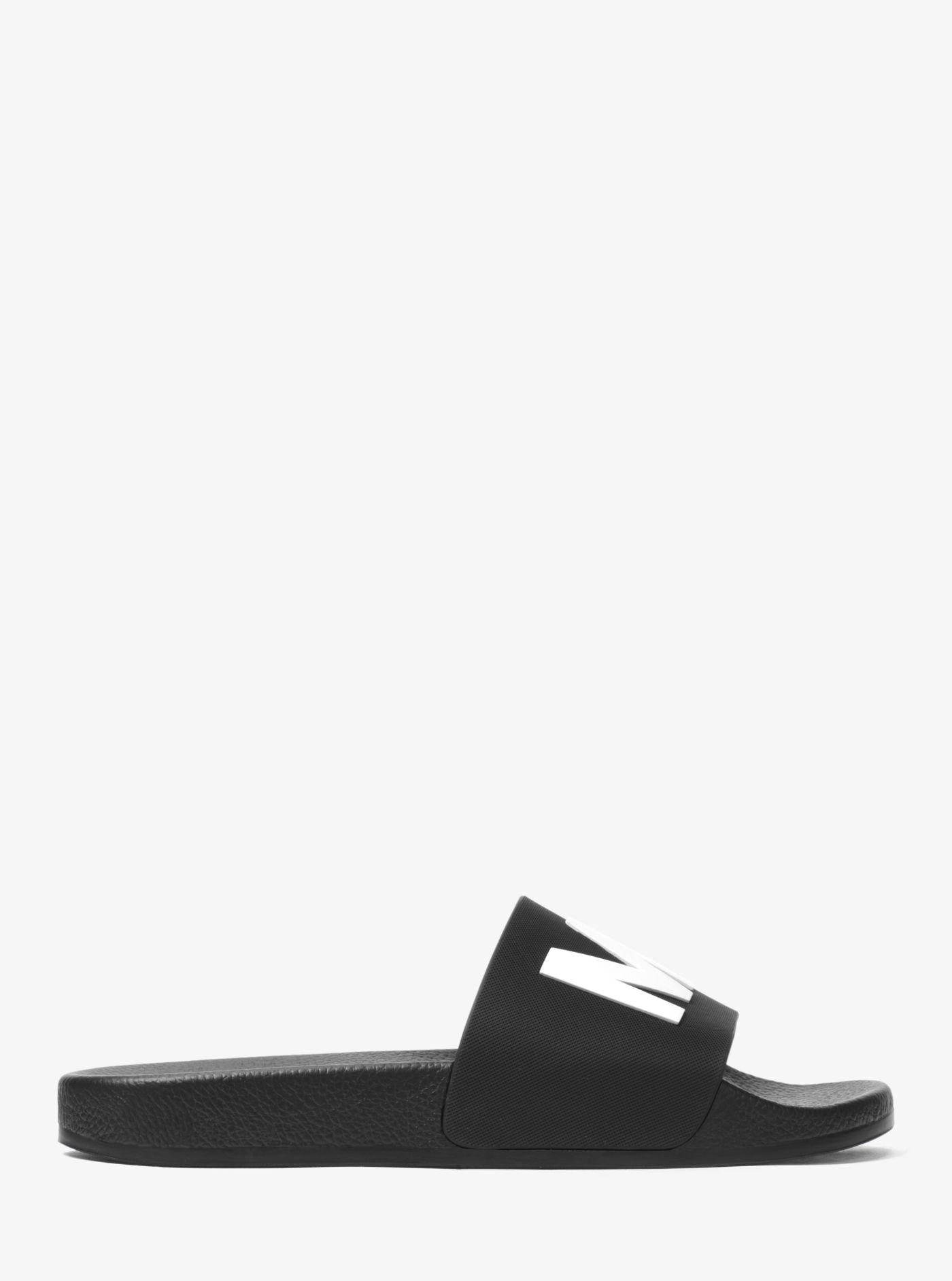 michael kors slides mens white