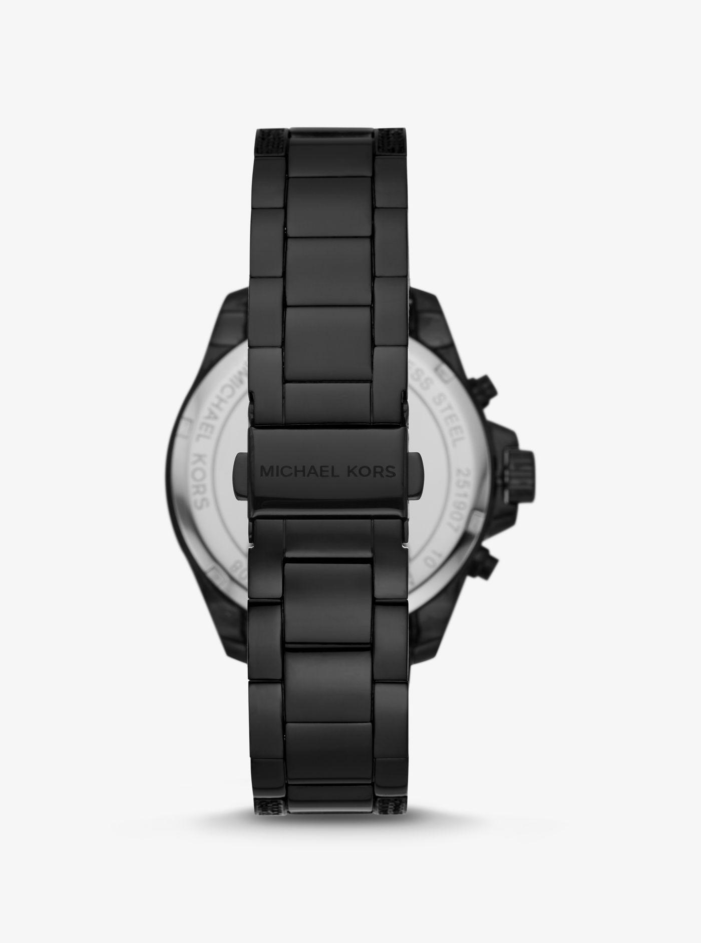 Pave Stainless Steel Watch 