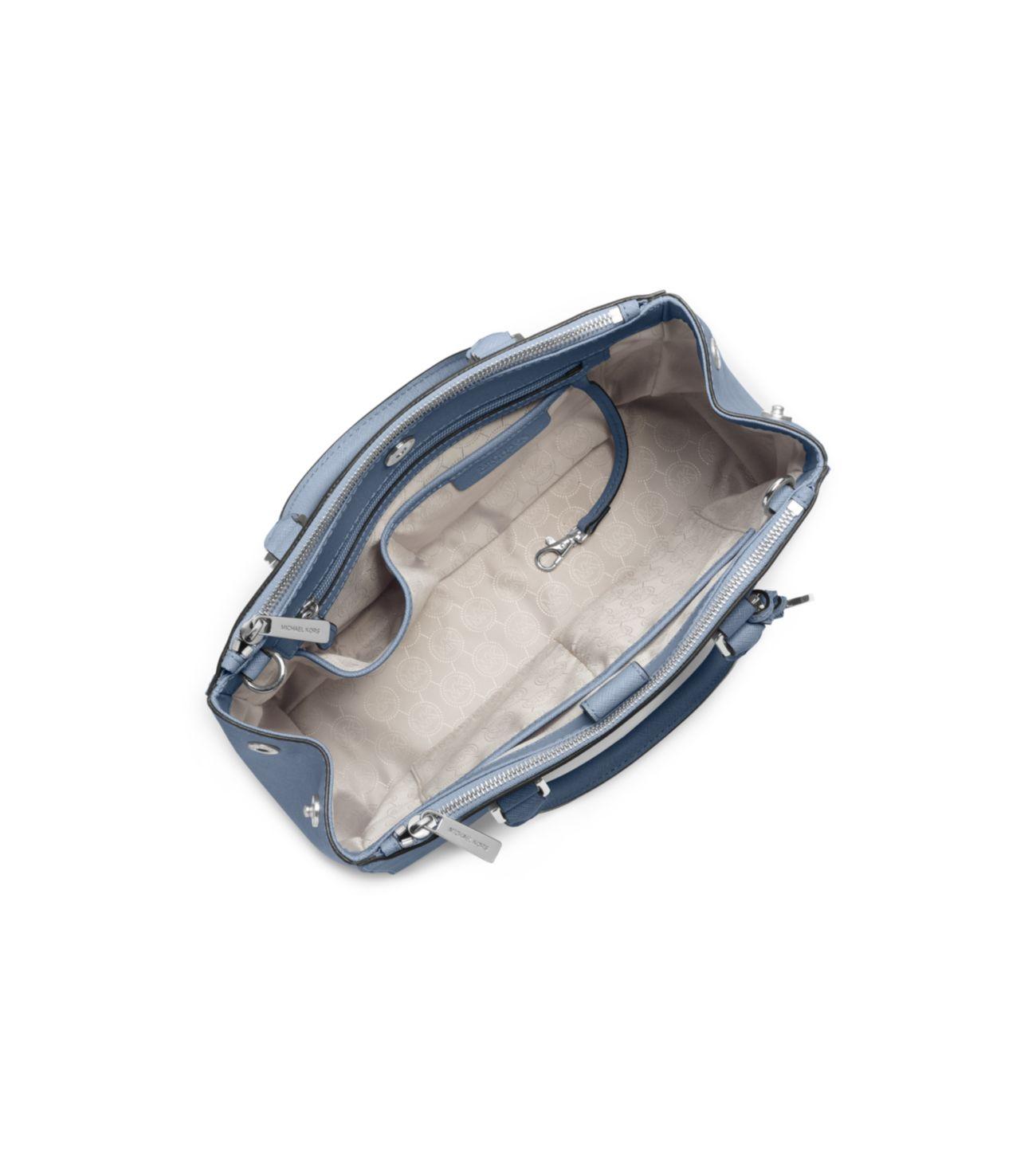 sutton medium saffiano leather satchel