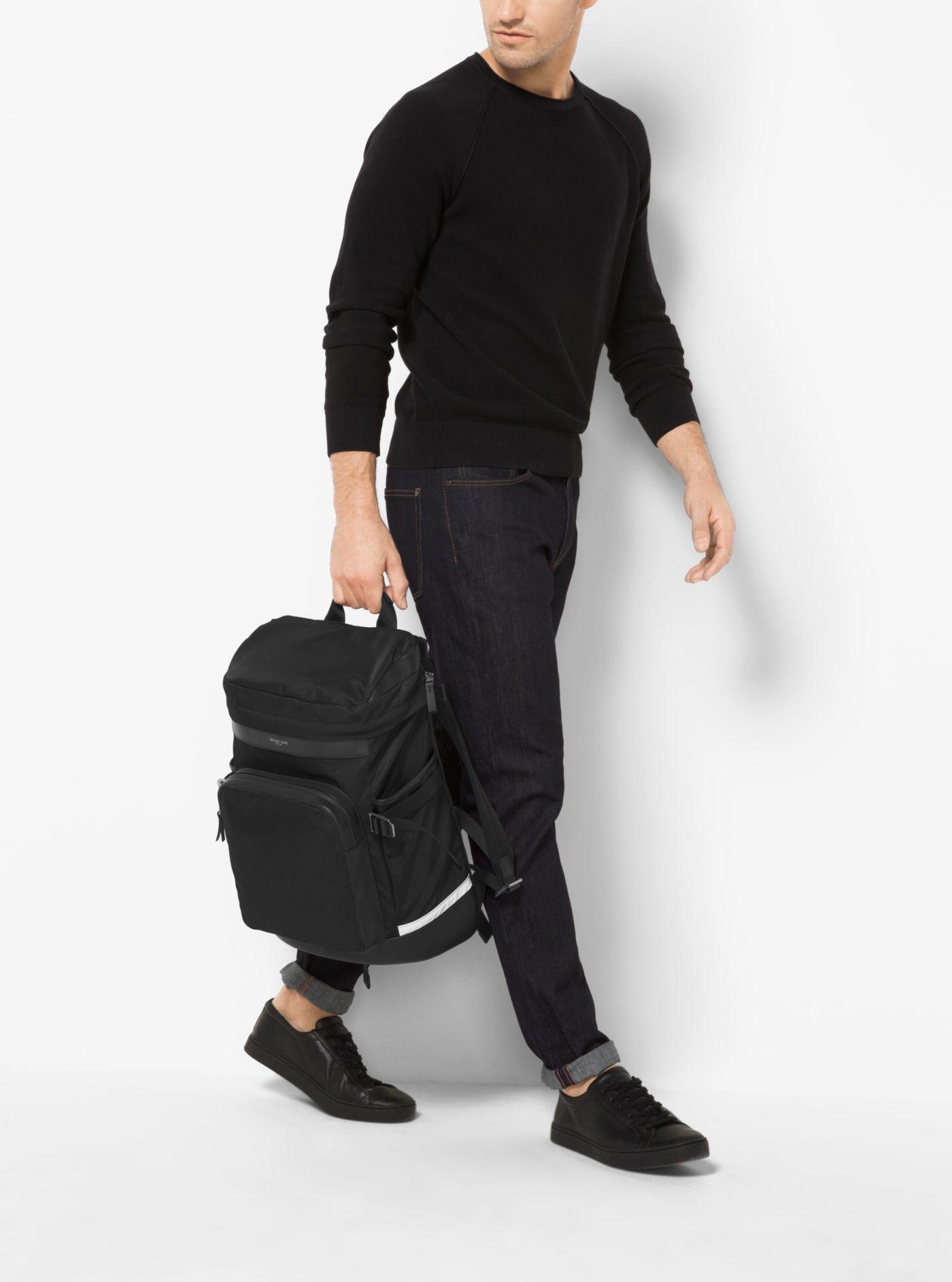 Michael Kors Kent Nylon Cycling Backpack in Black for Men | Lyst