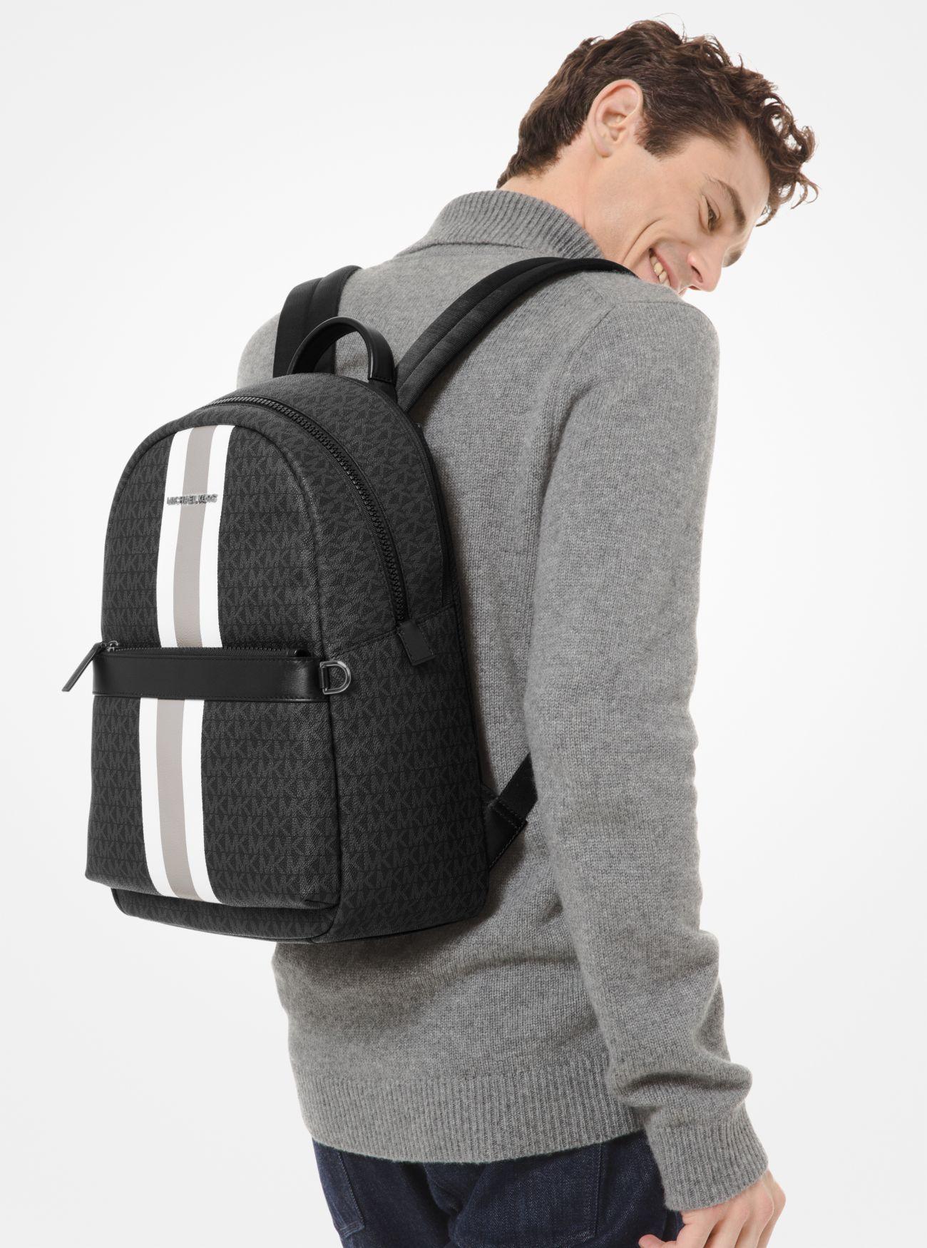 Greyson Graphic Logo Backpack  Michael Kors