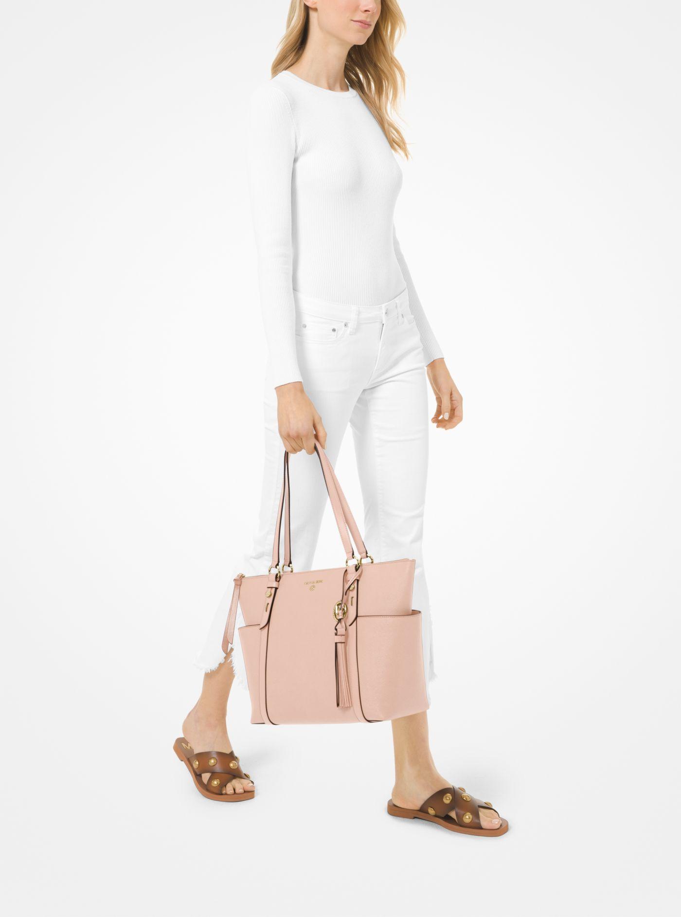 Sullivan large saffiano leather tote bag sale