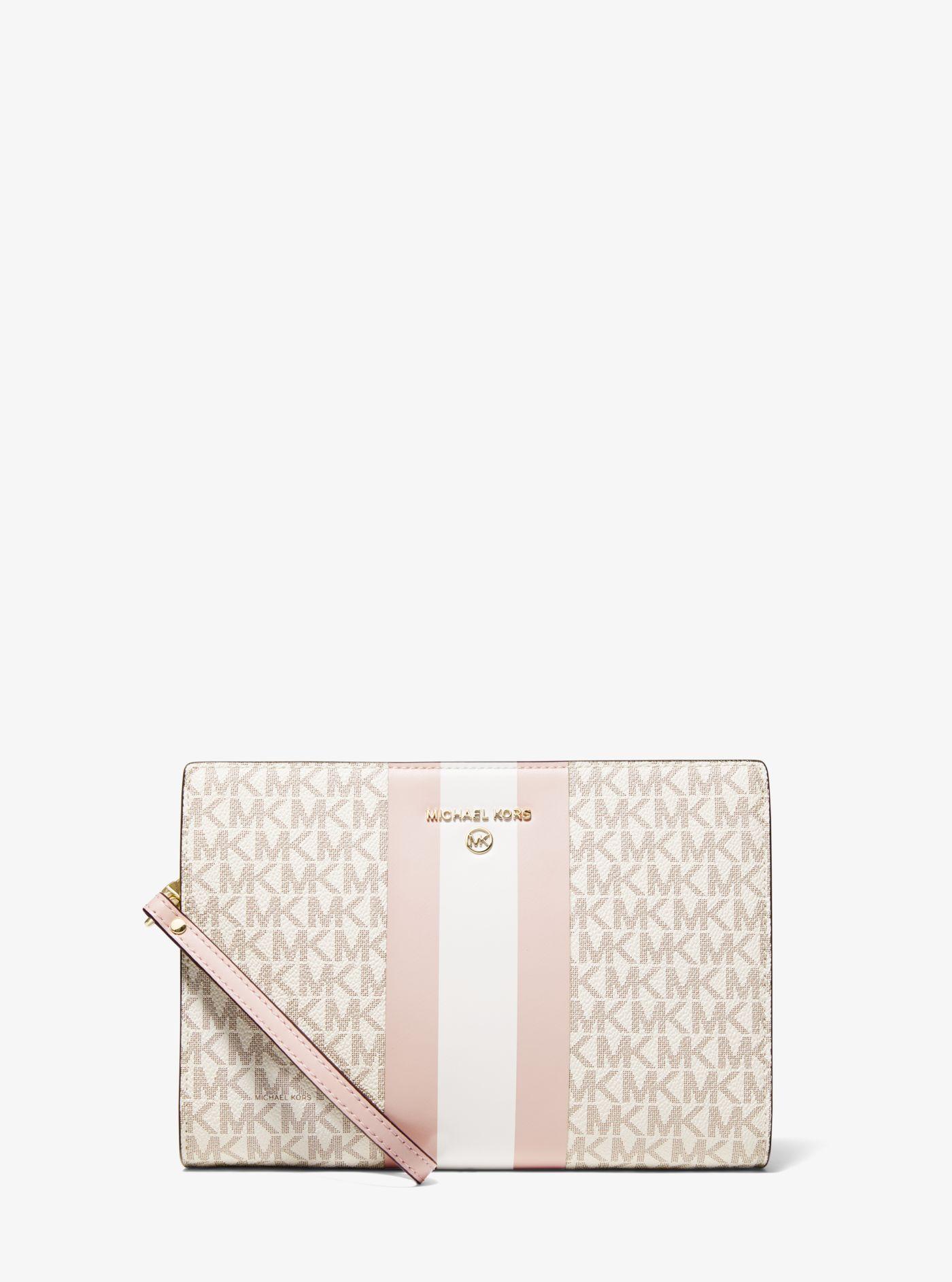 Michael kors shop zip pouch wristlet