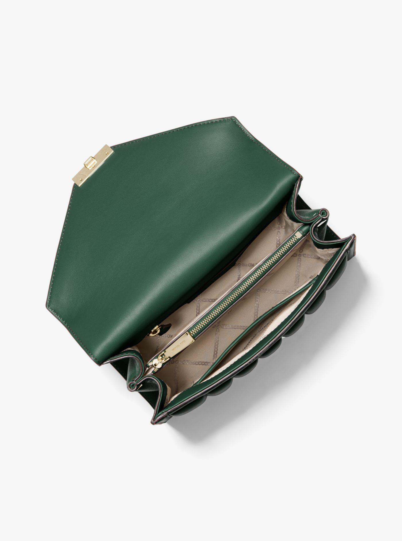 whitney large quilted leather