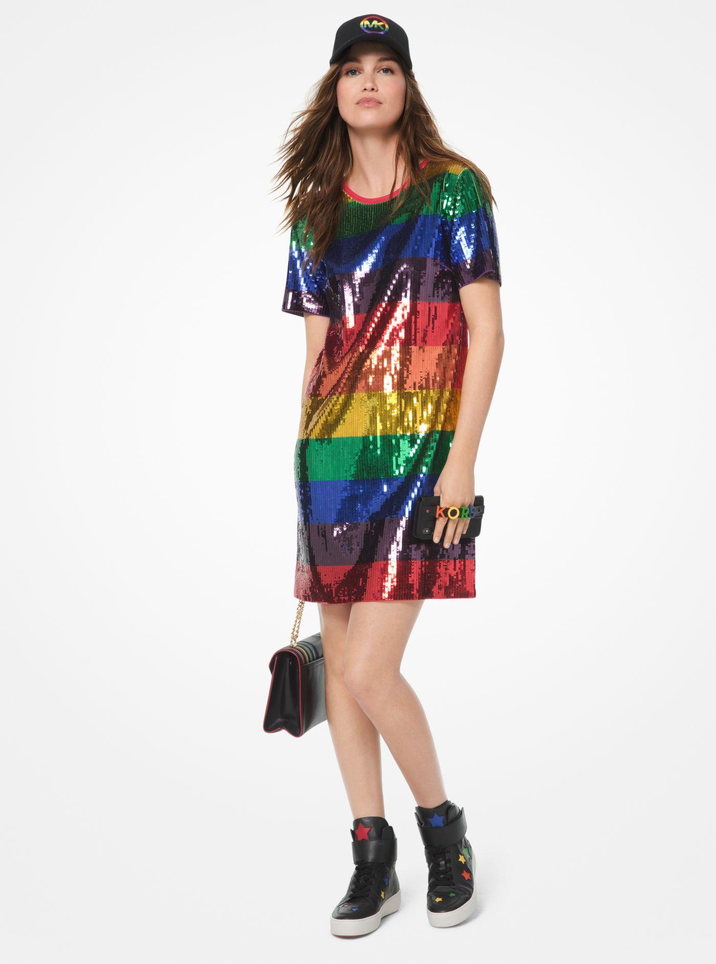 Mk cheap rainbow shirt