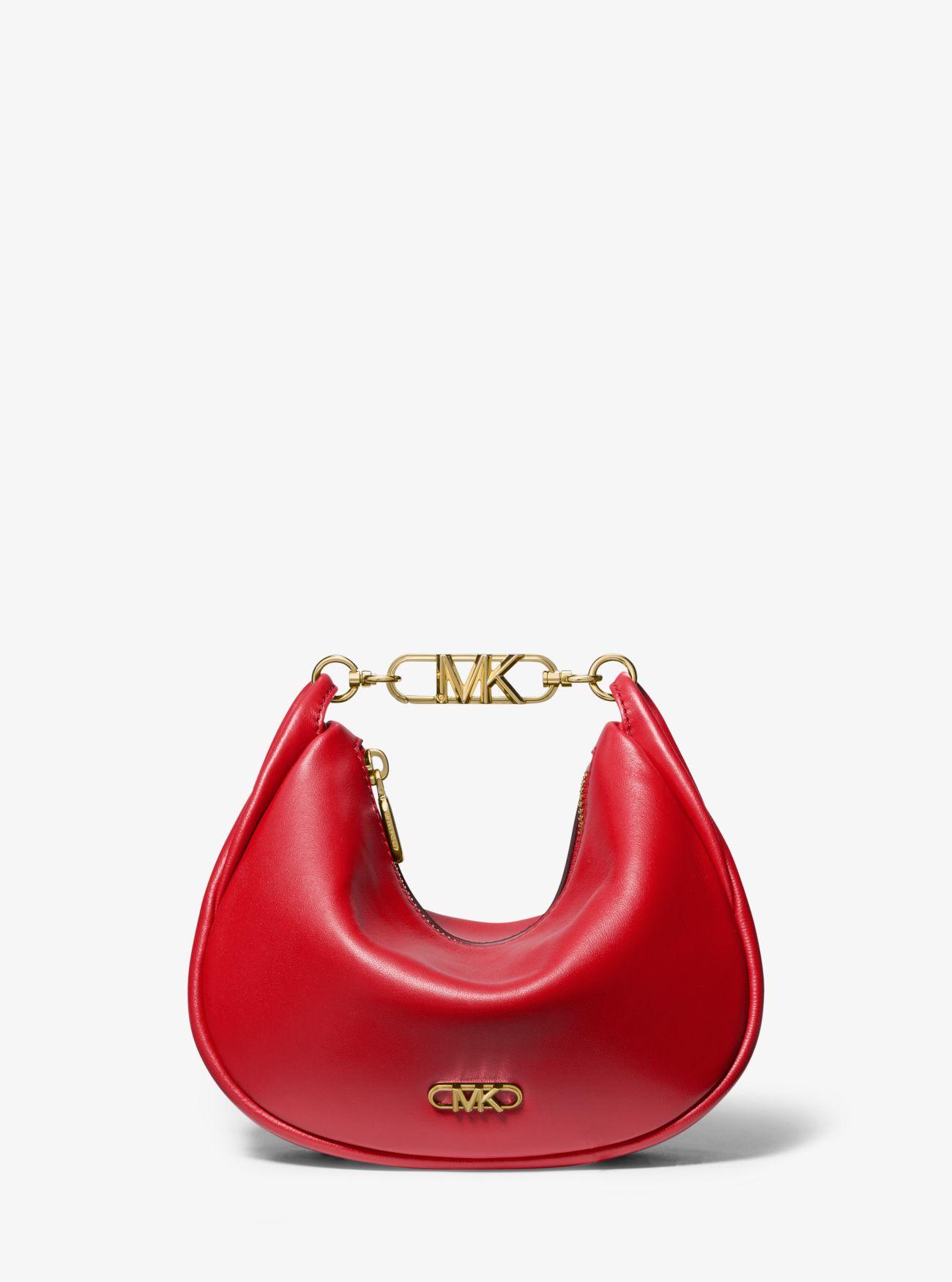 Michael kors red patent outlet leather purse