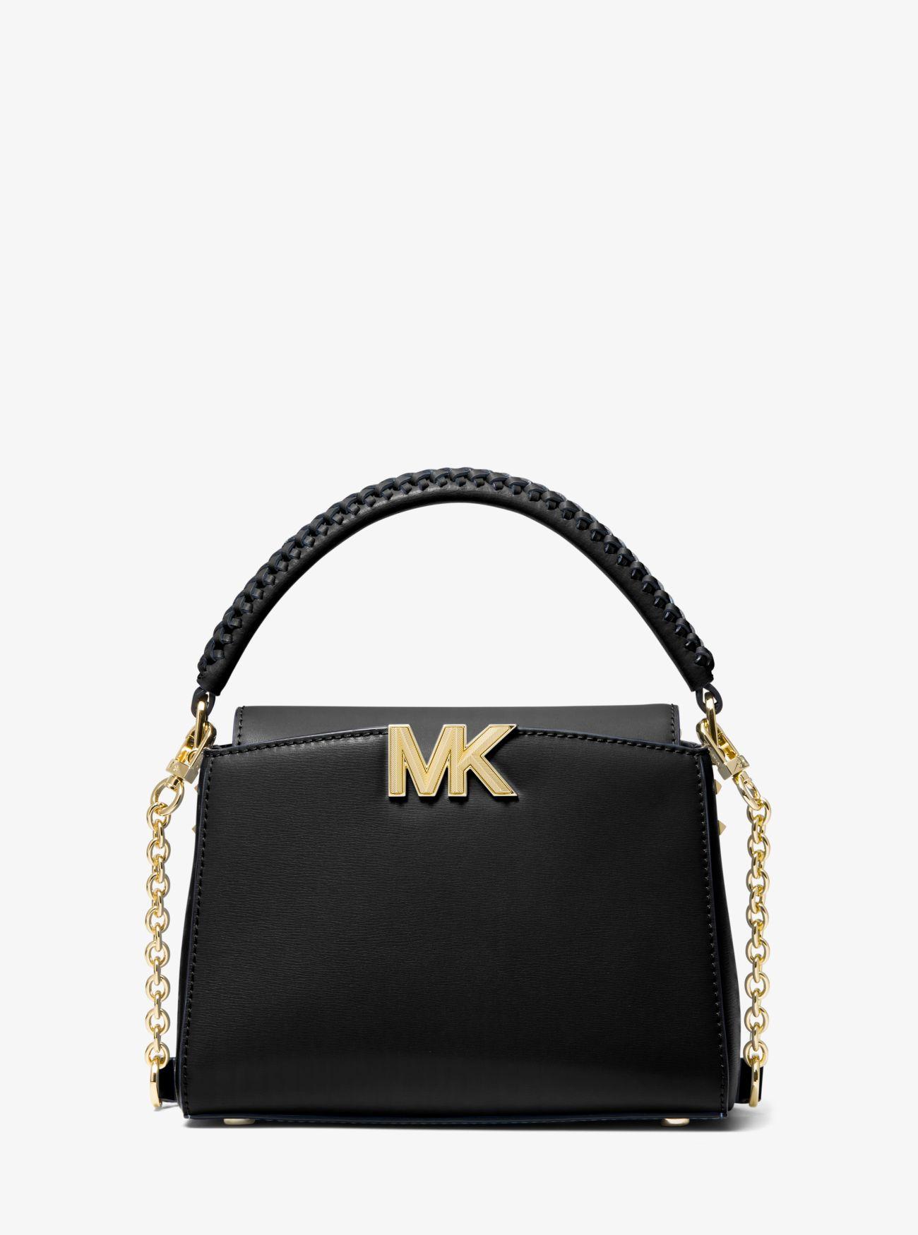 MICHAEL Michael Kors Karlie Small Leather Crossbody Bag in Black Lyst UK