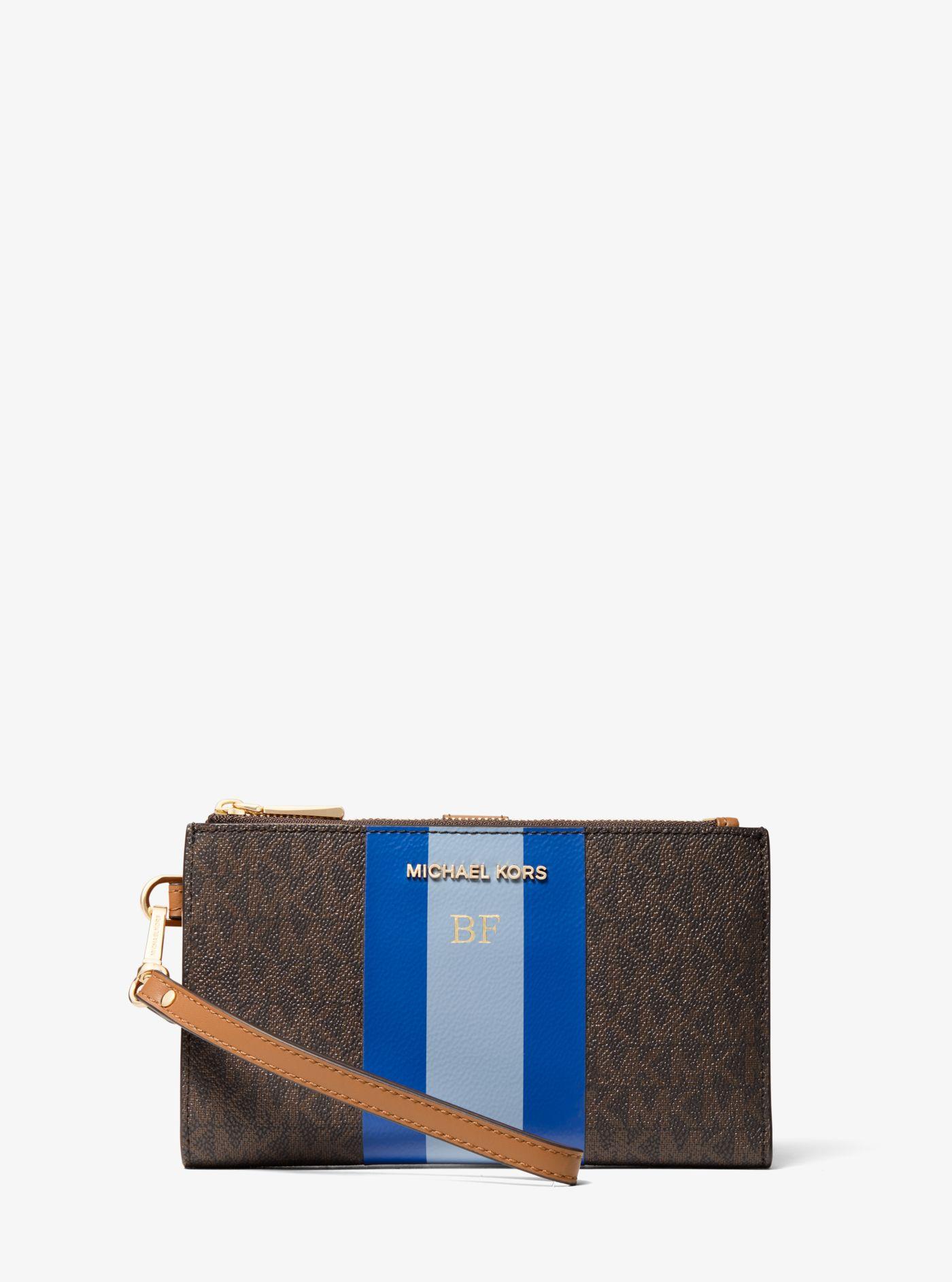michael kors electric blue wallet