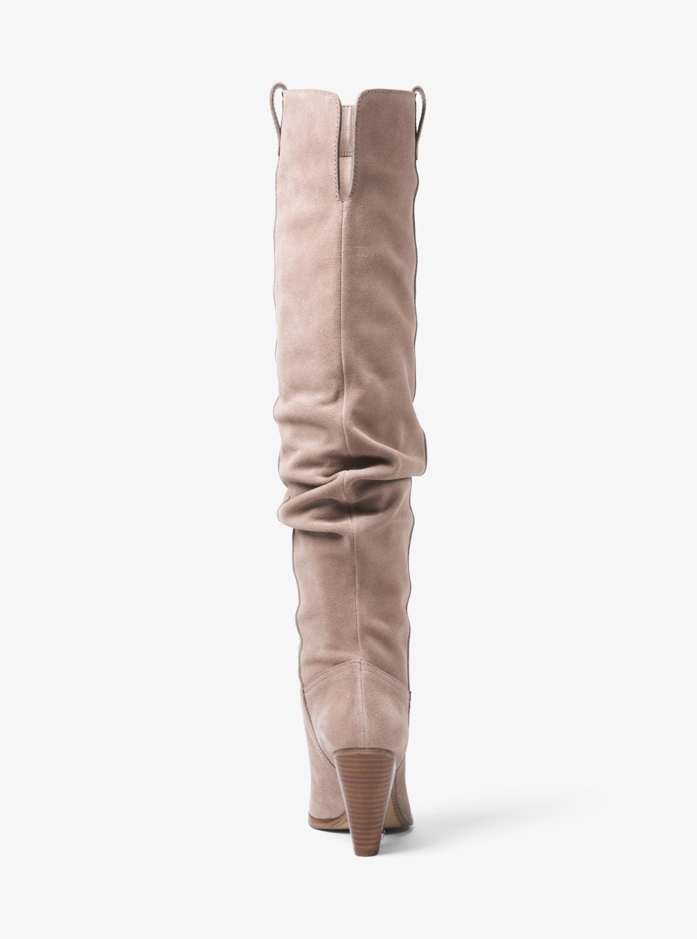 michael kors divia suede ankle boot