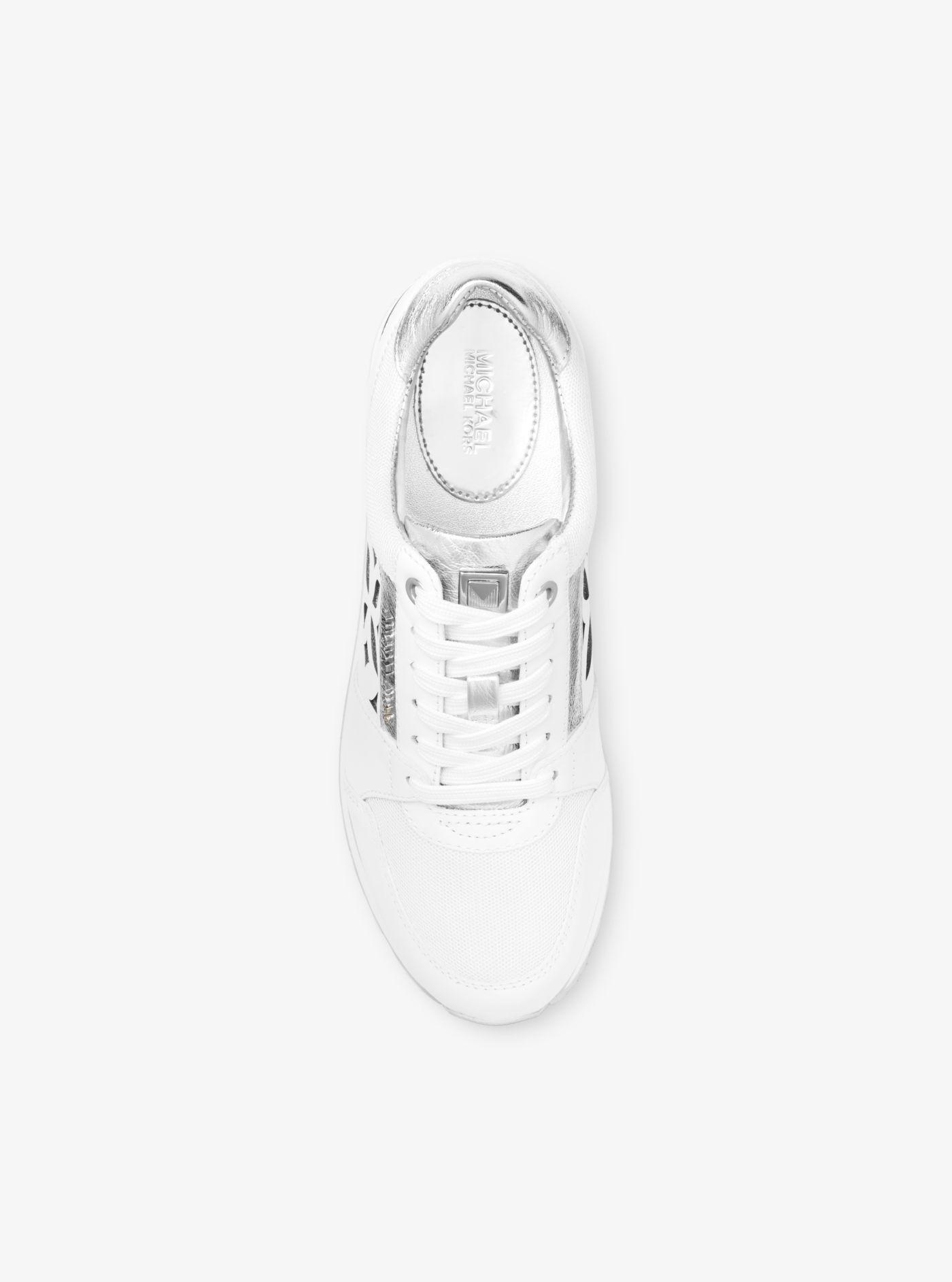 mimi perforated leather sneaker