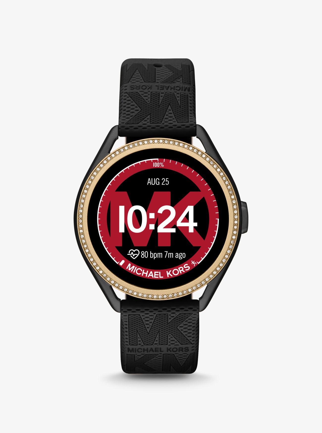 Smartwatch Access Gen 5E GO bicolore con cinturino in gomma con logo di Michael  Kors in Nero | Lyst