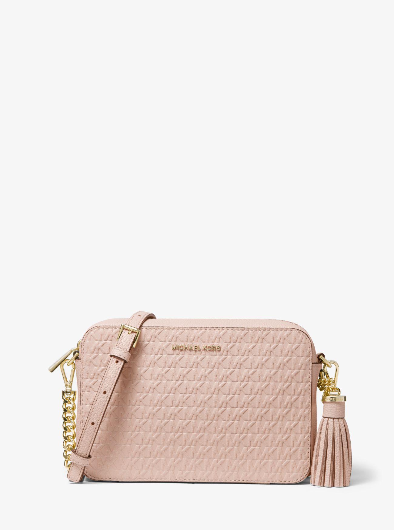 michael kors pink purse with flowers
