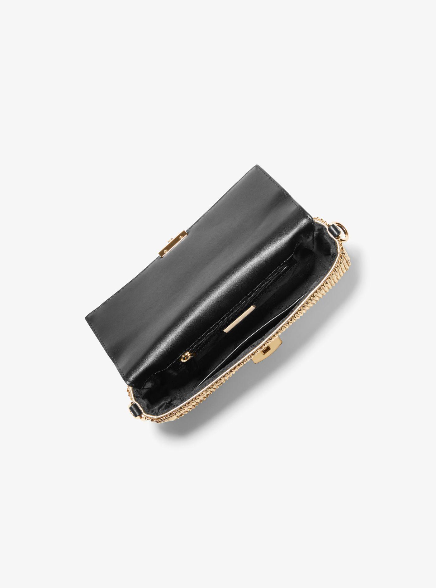 bradshaw small metallic chain mesh shoulder bag