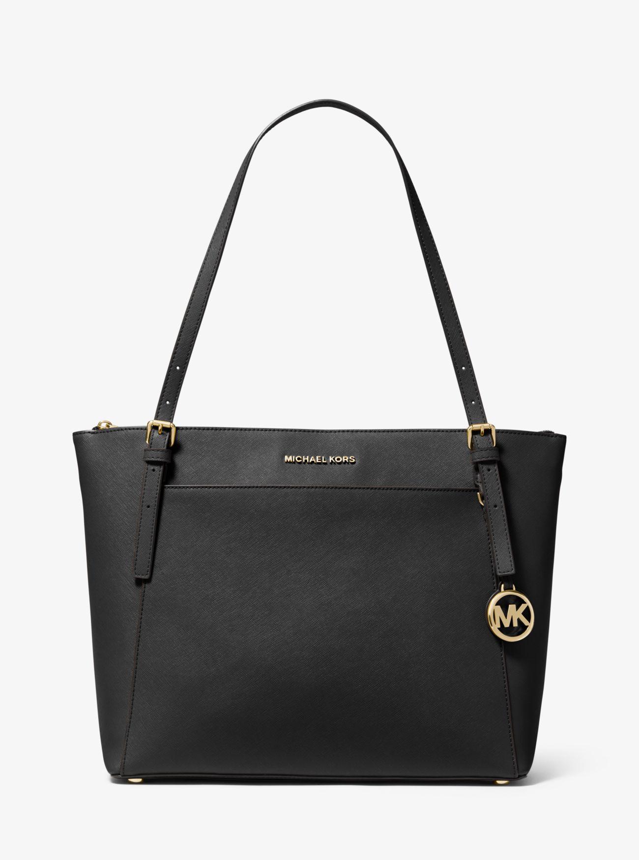 Michael Kors Voyager Large Leather Tote Bag in Brown (Gray) - Save 23% ...