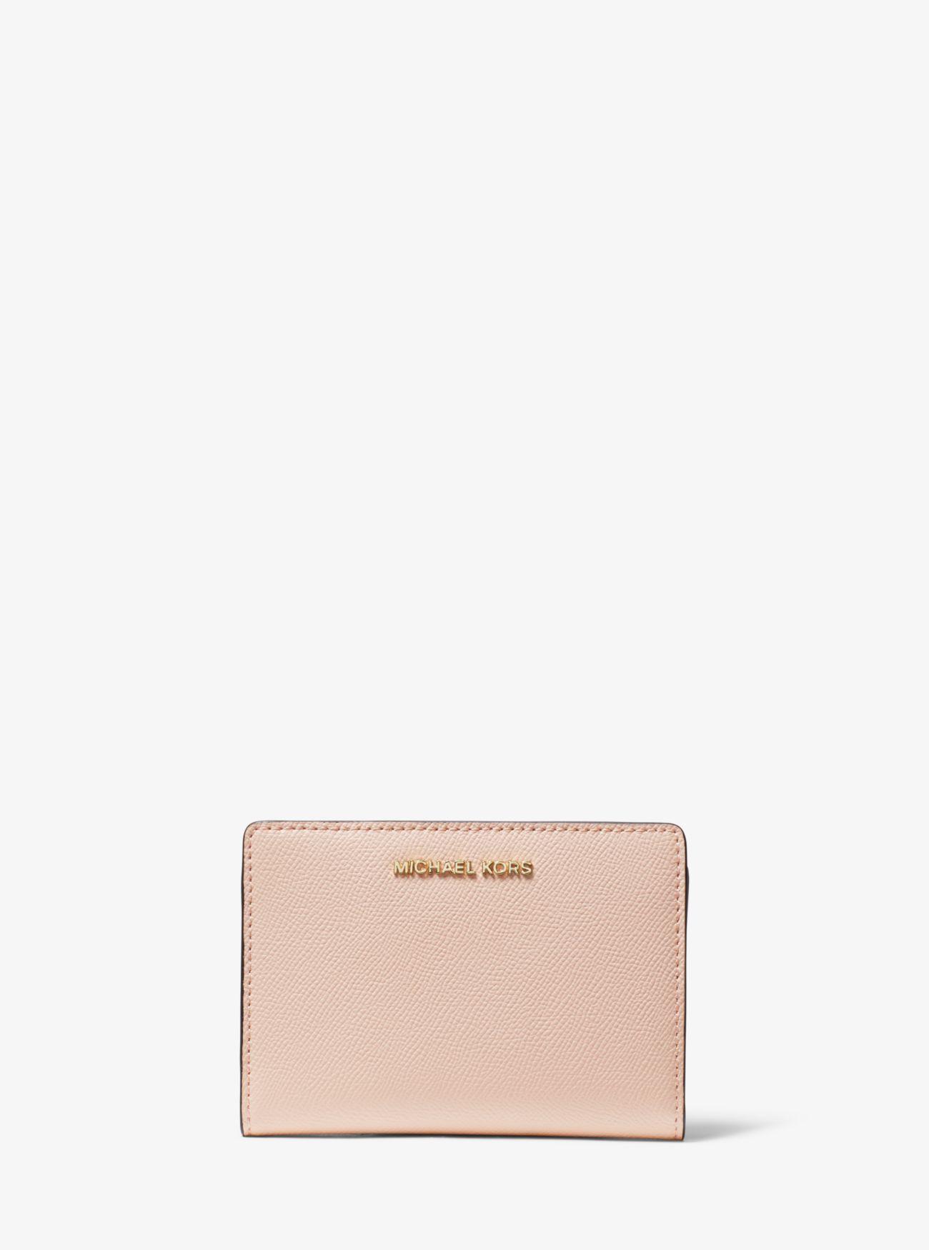 medium saffiano leather slim wallet
