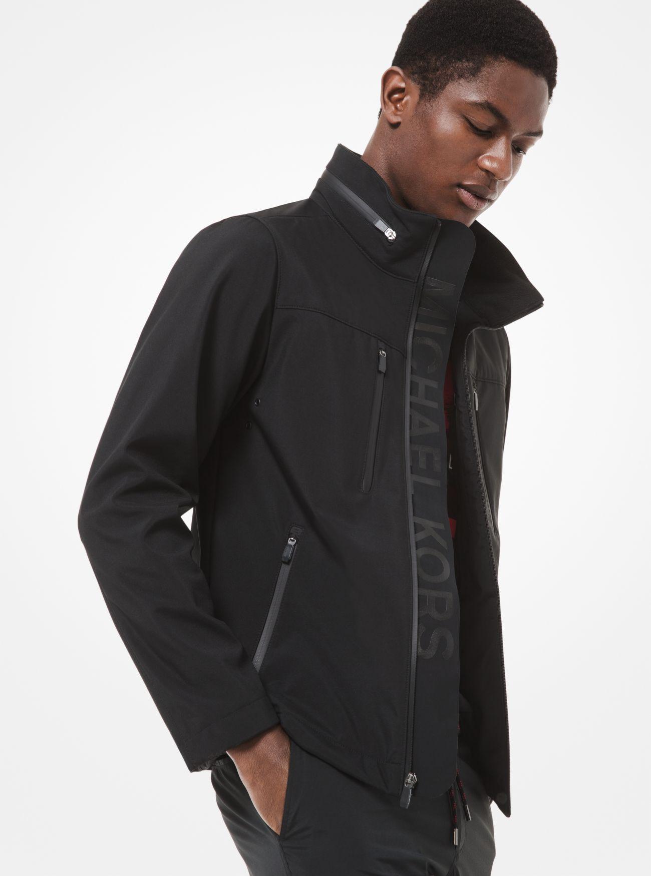 michael kors men's black jacket
