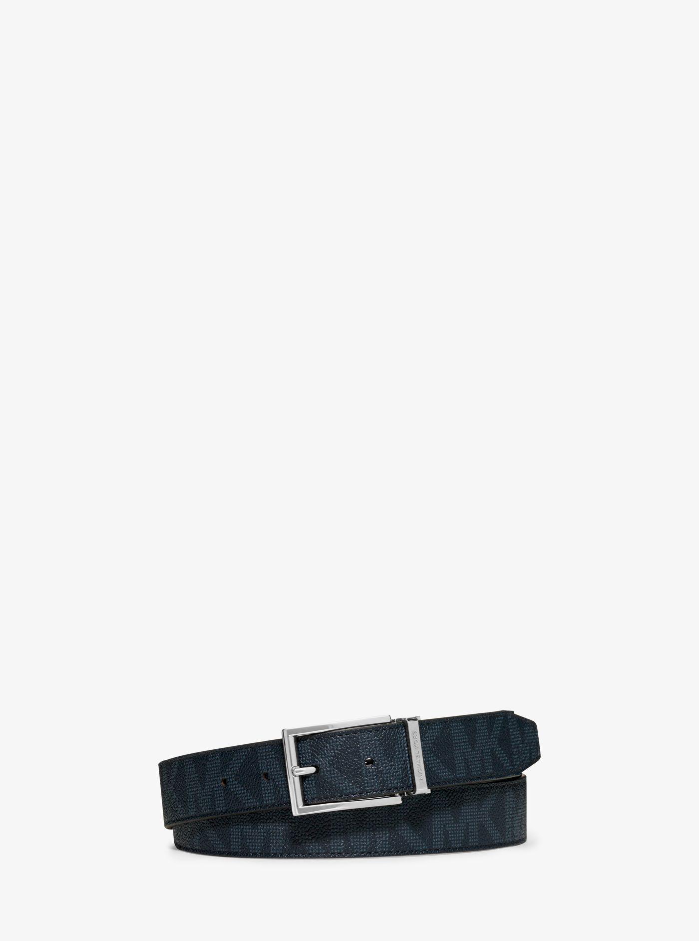 blue michael kors belt