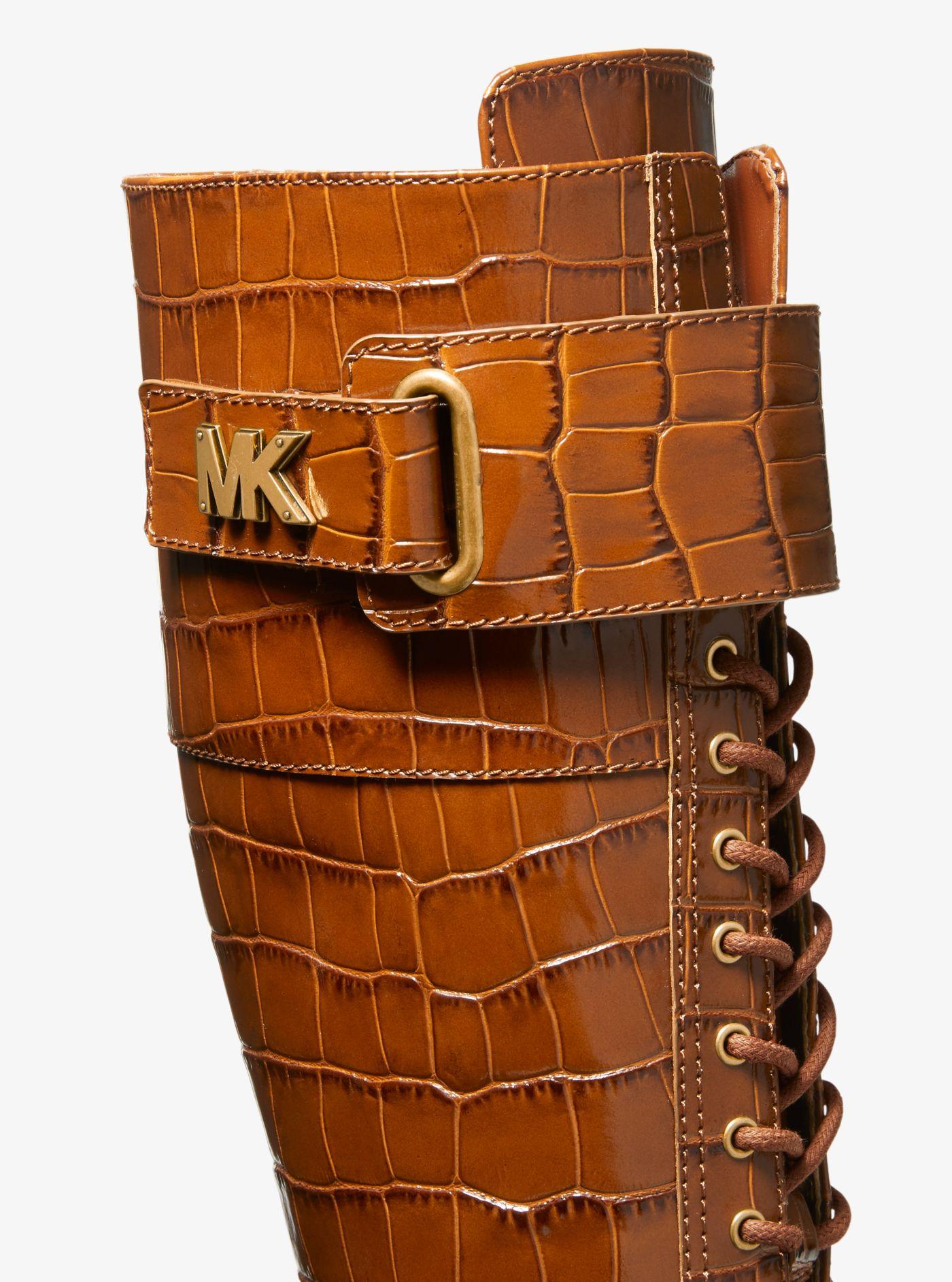 Michael kors chestnut boots sales