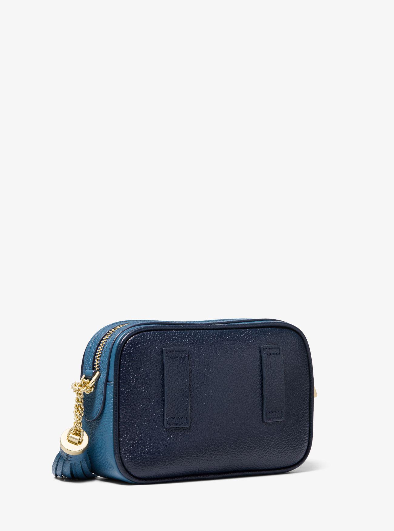 pebbled leather convertible belt bolsa
