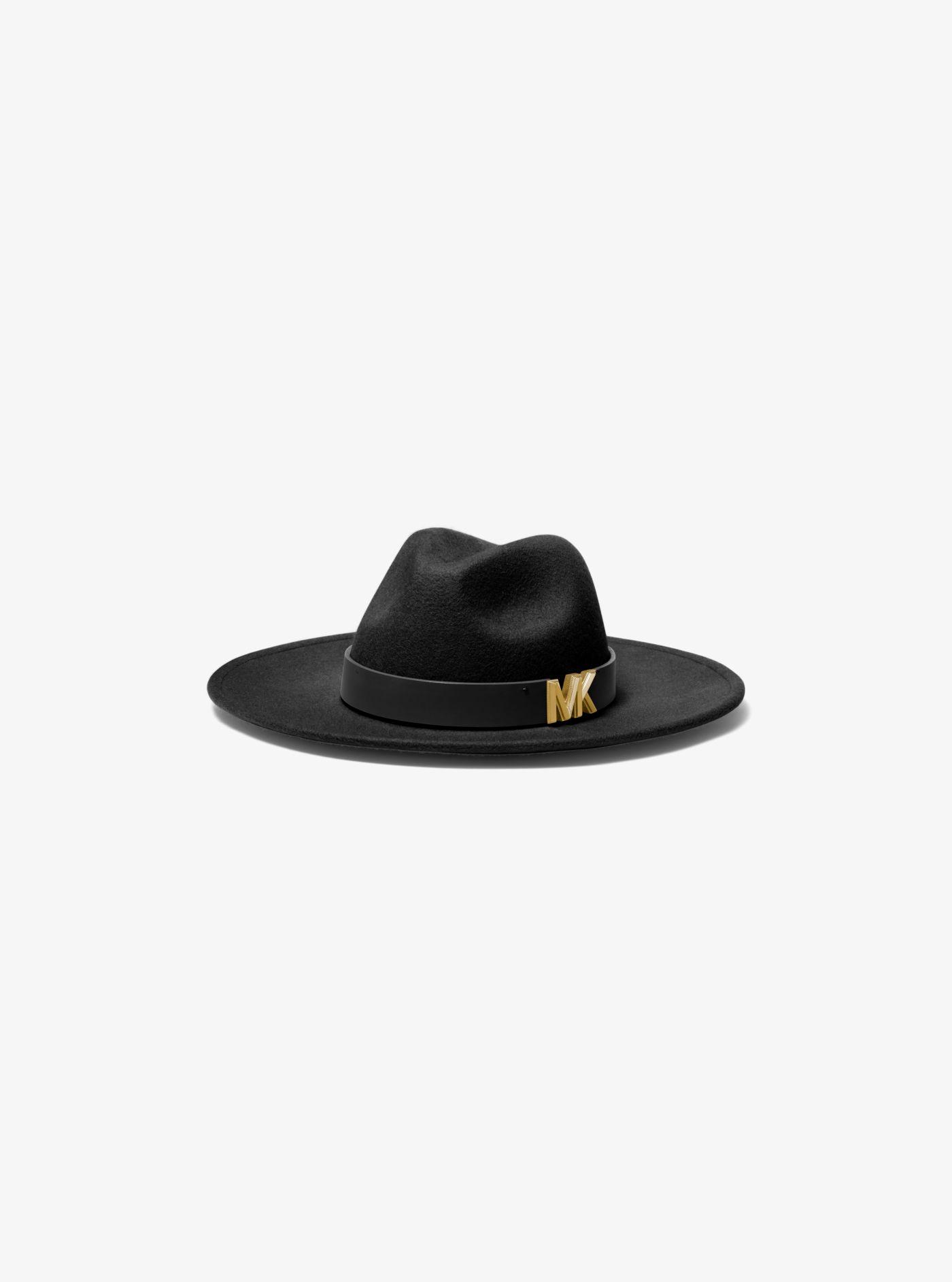 Michael Kors Logo Wool Blend Bolero Hat 