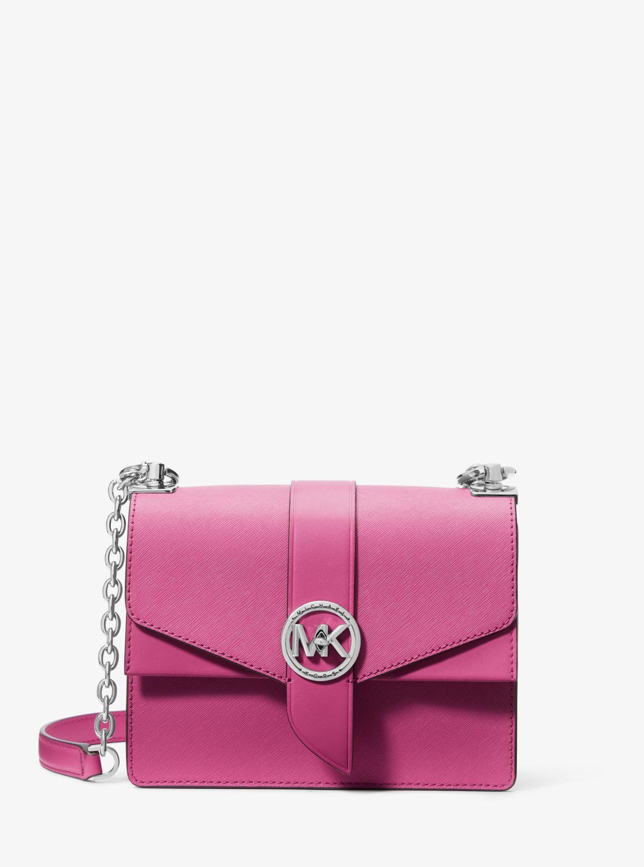 Michael kors deep pink wallet deals