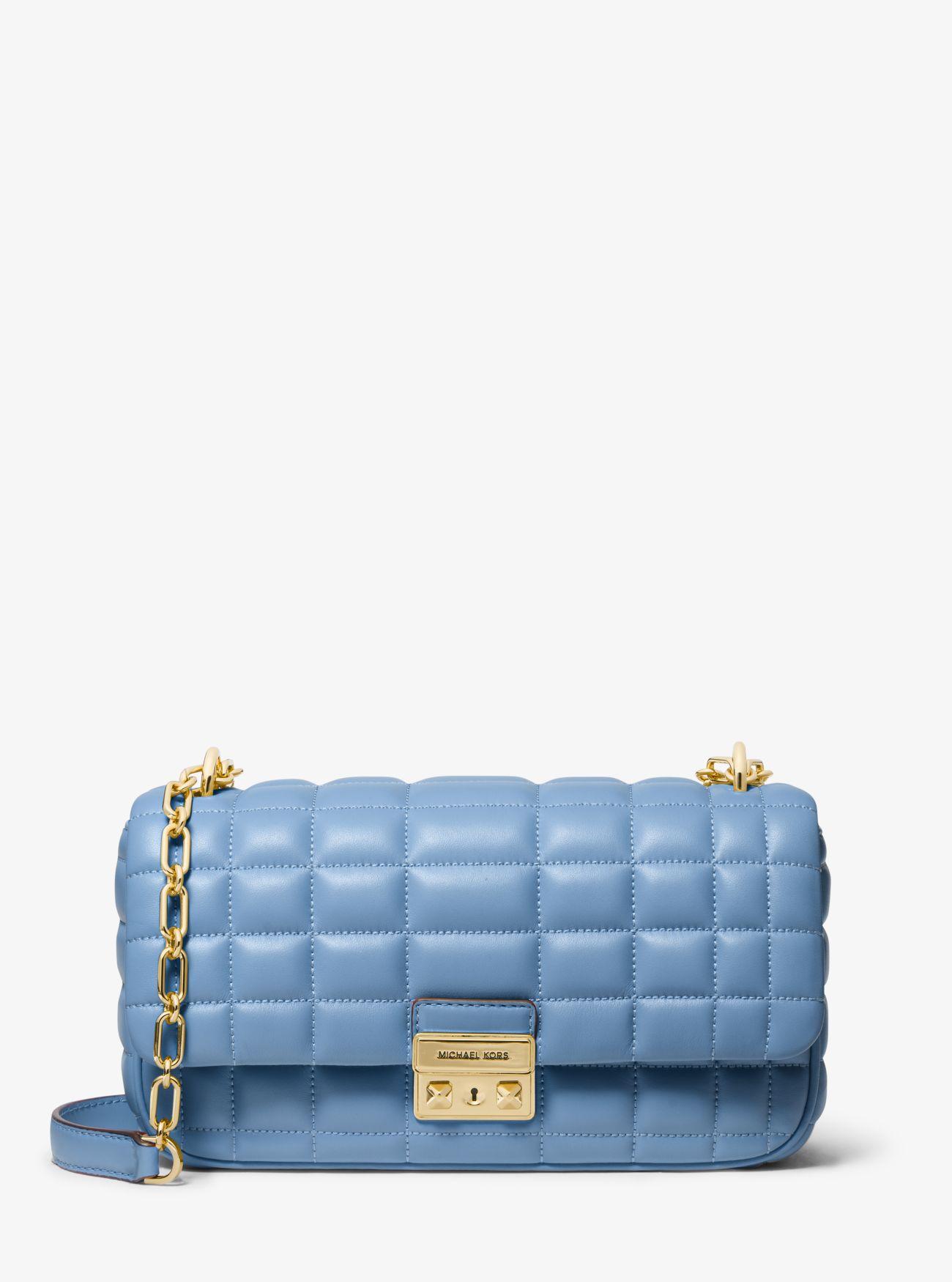 MICHAEL Michael Kors Tribeca Large Quilted Leather Shoulder Bag in