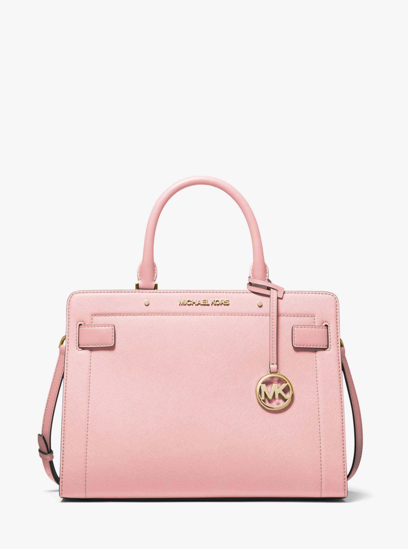 blush pink satchel
