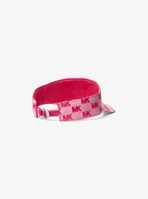 Michael Kors Logo Jacquard Visor in Pink | Lyst
