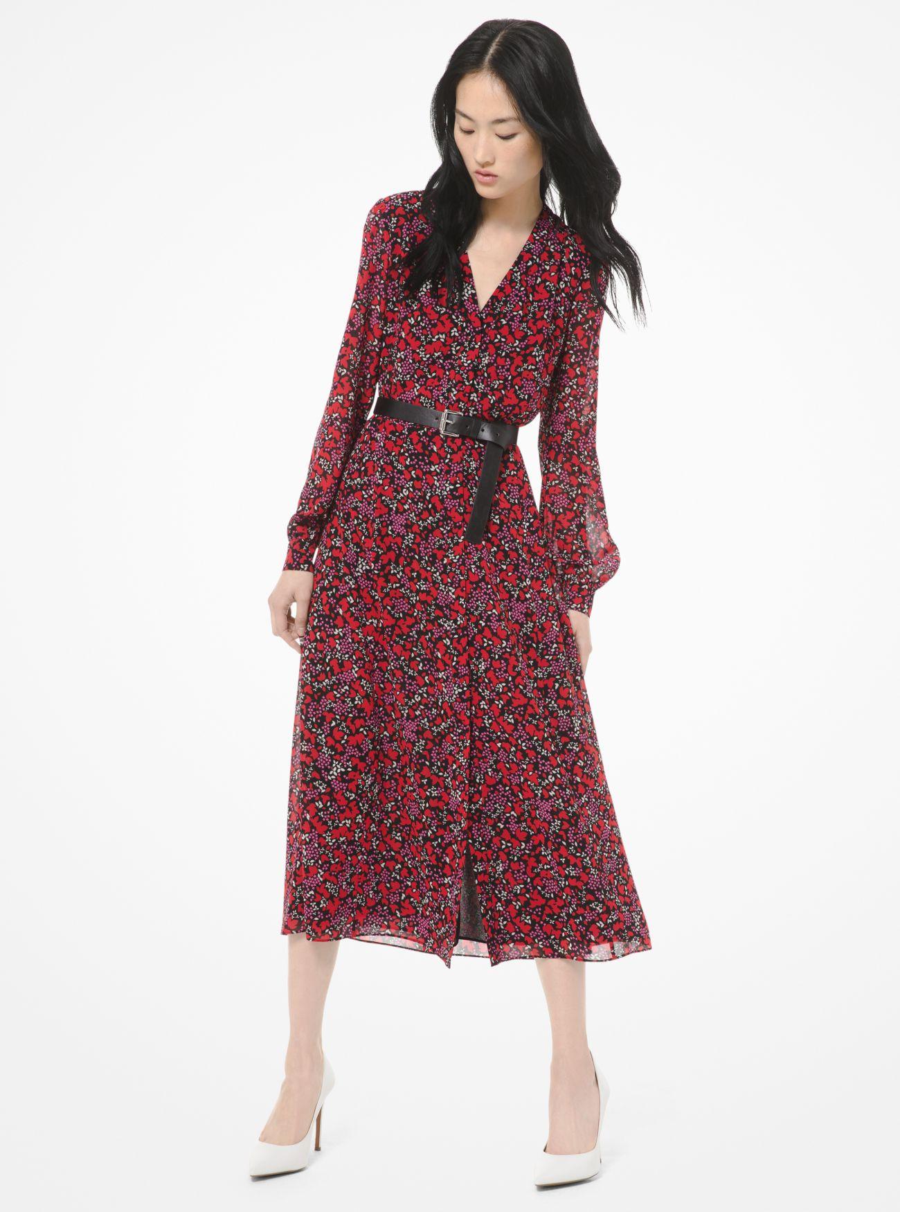 michael kors black shirt dress