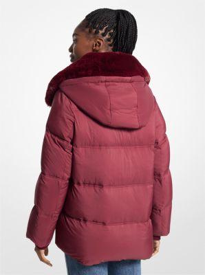 michael kors parka red