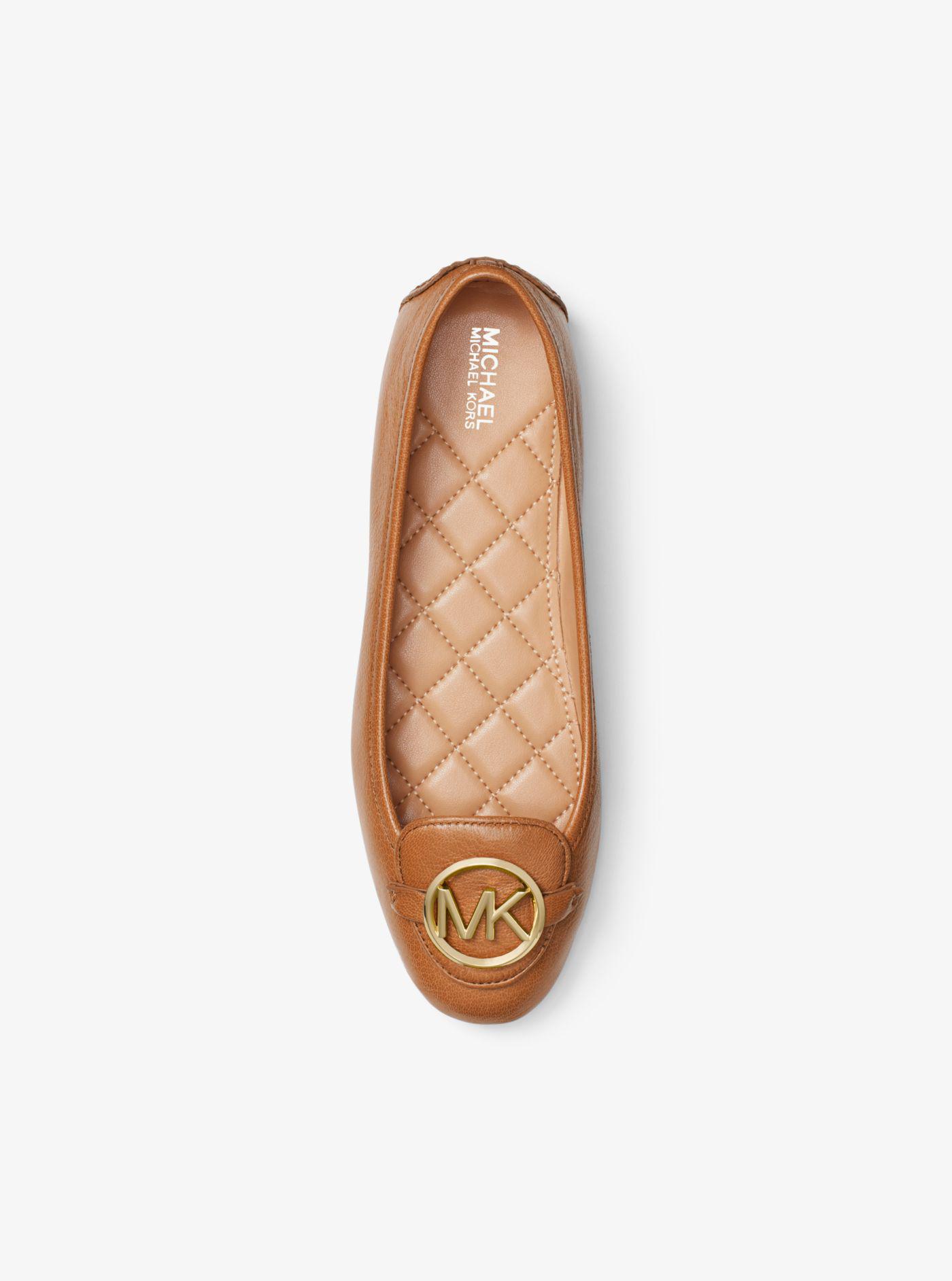 michael kors lillie leather moccasin