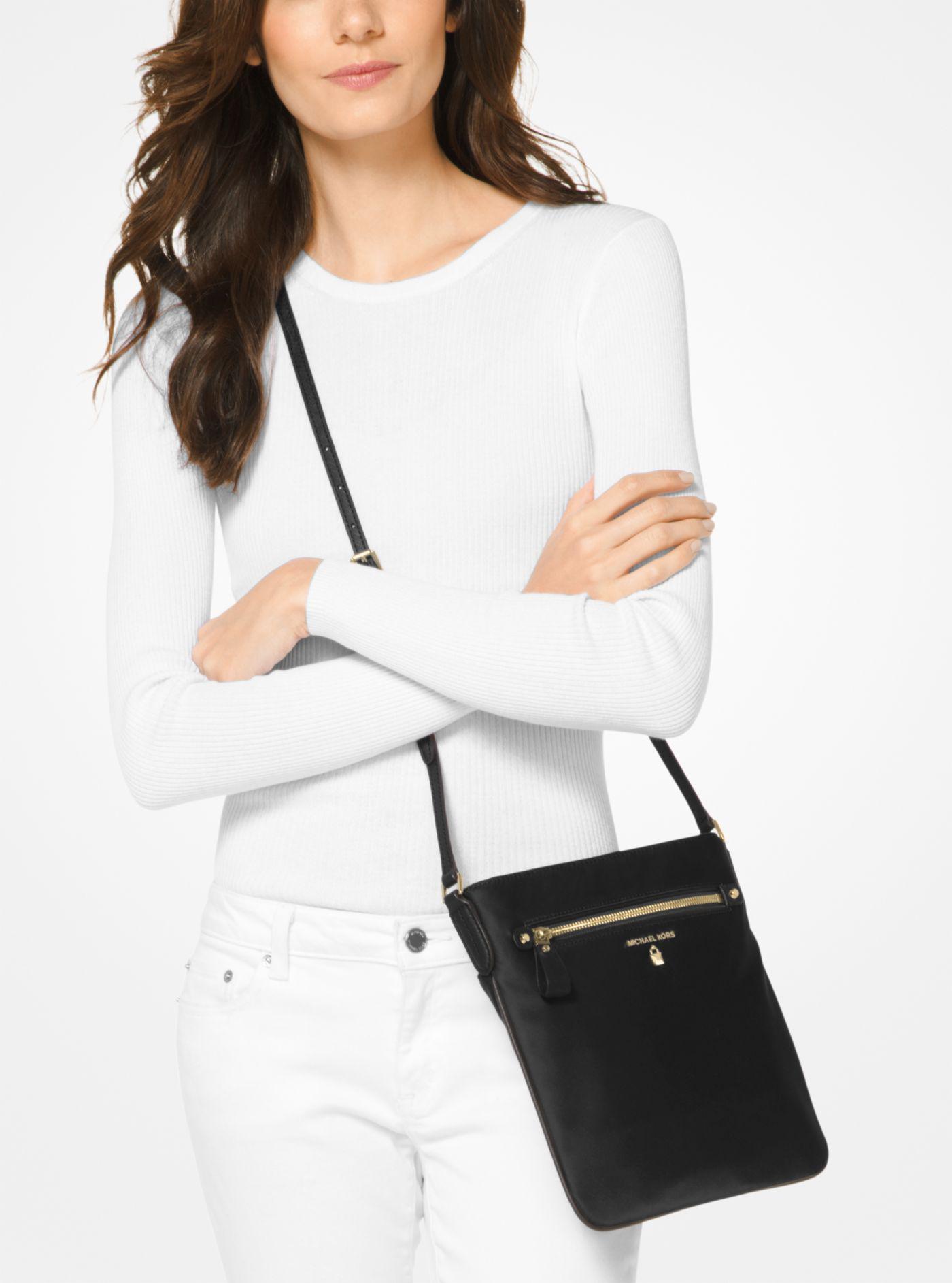 Michael michael kors kelsey nylon crossbody hot sale