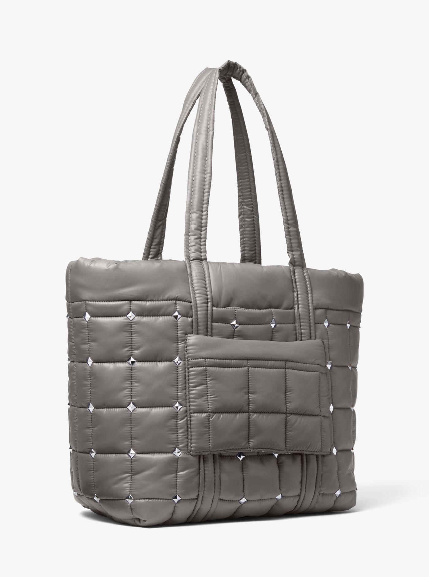 Michael Kors Synthetic Stirling Large Studded Quilted Recycled 