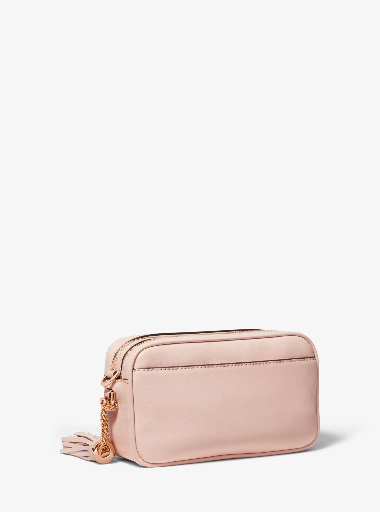 Michael Kors Small Rose Studded Leather Camera Bag in Soft Pink (Pink) - Lyst