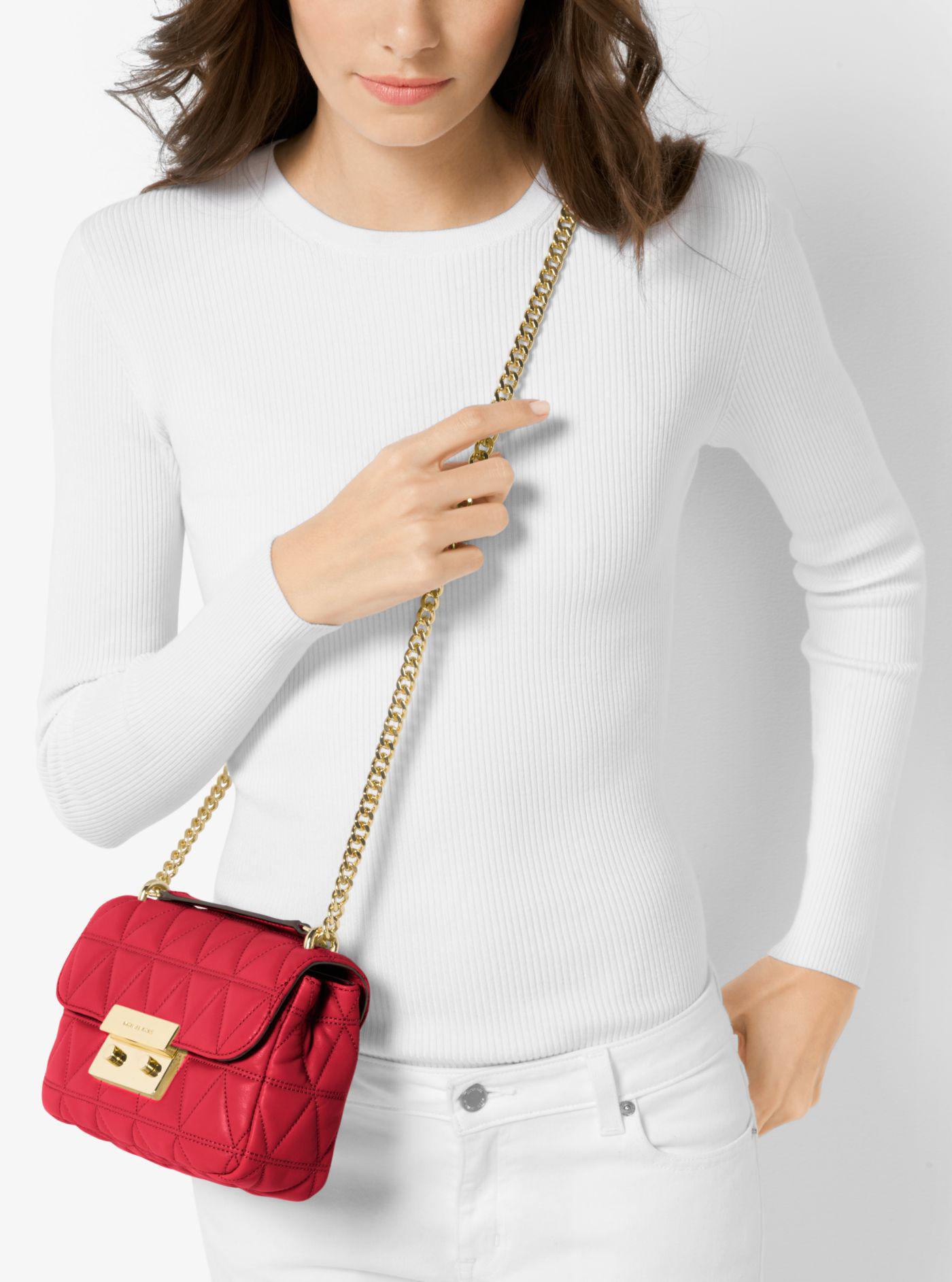 sloan small quilted leather crossbody bag