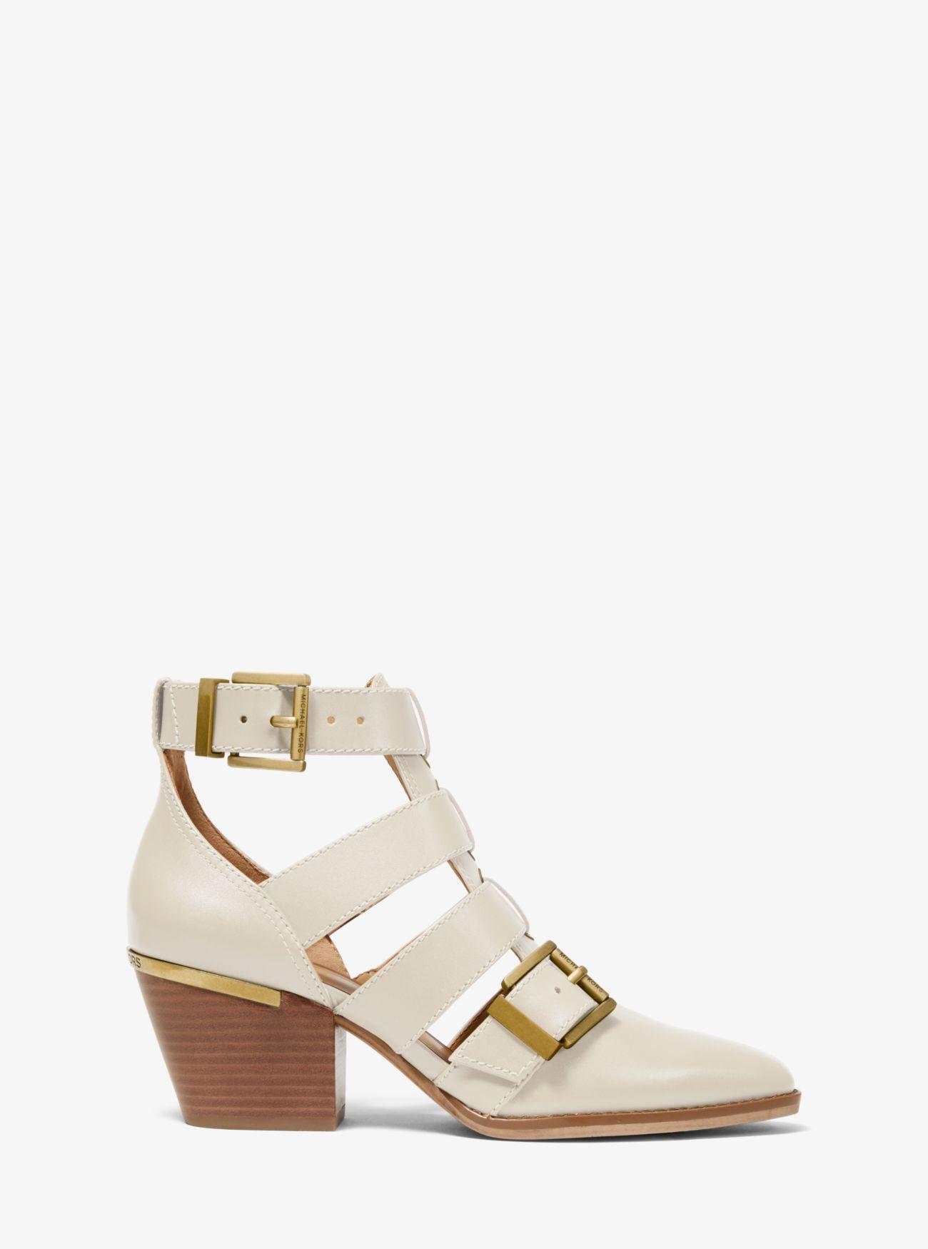 griffin leather cutout bootie