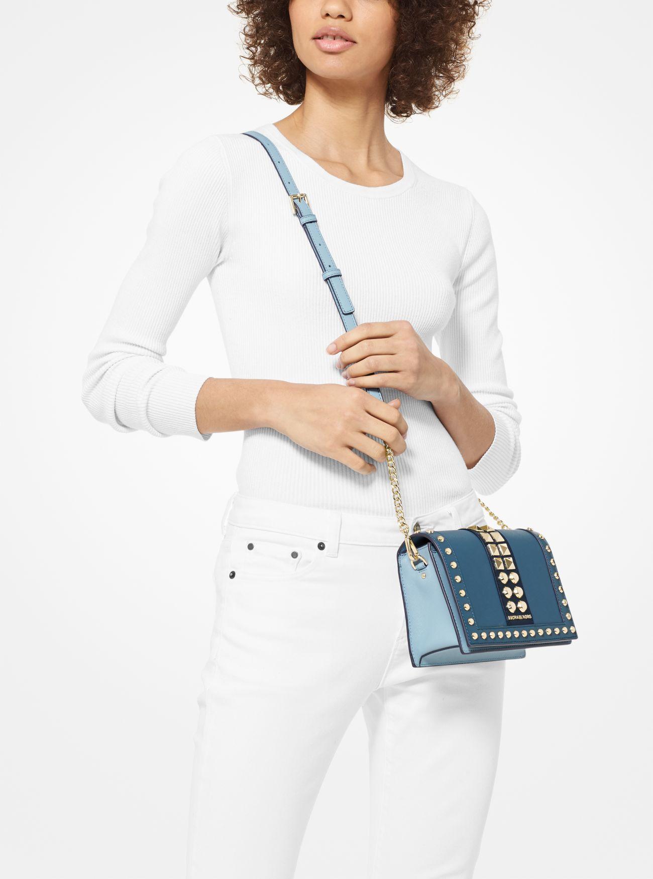 jet set large pebbled leather crossbody bag