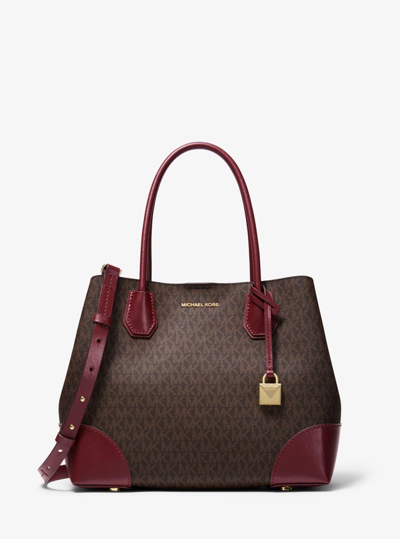 Bolso satchel Mercer Gallery mediano con logotipo Michael Kors de Lona |  Lyst