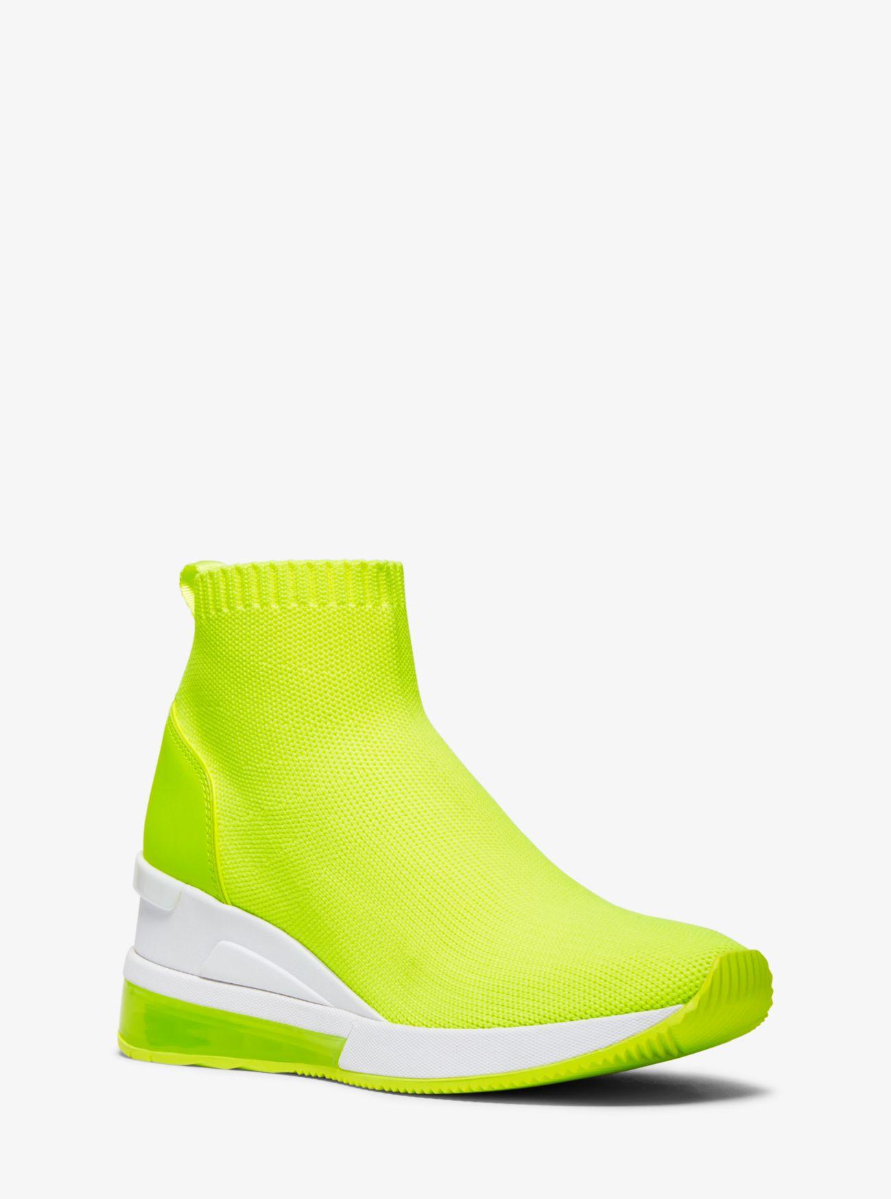 neon sock sneakers