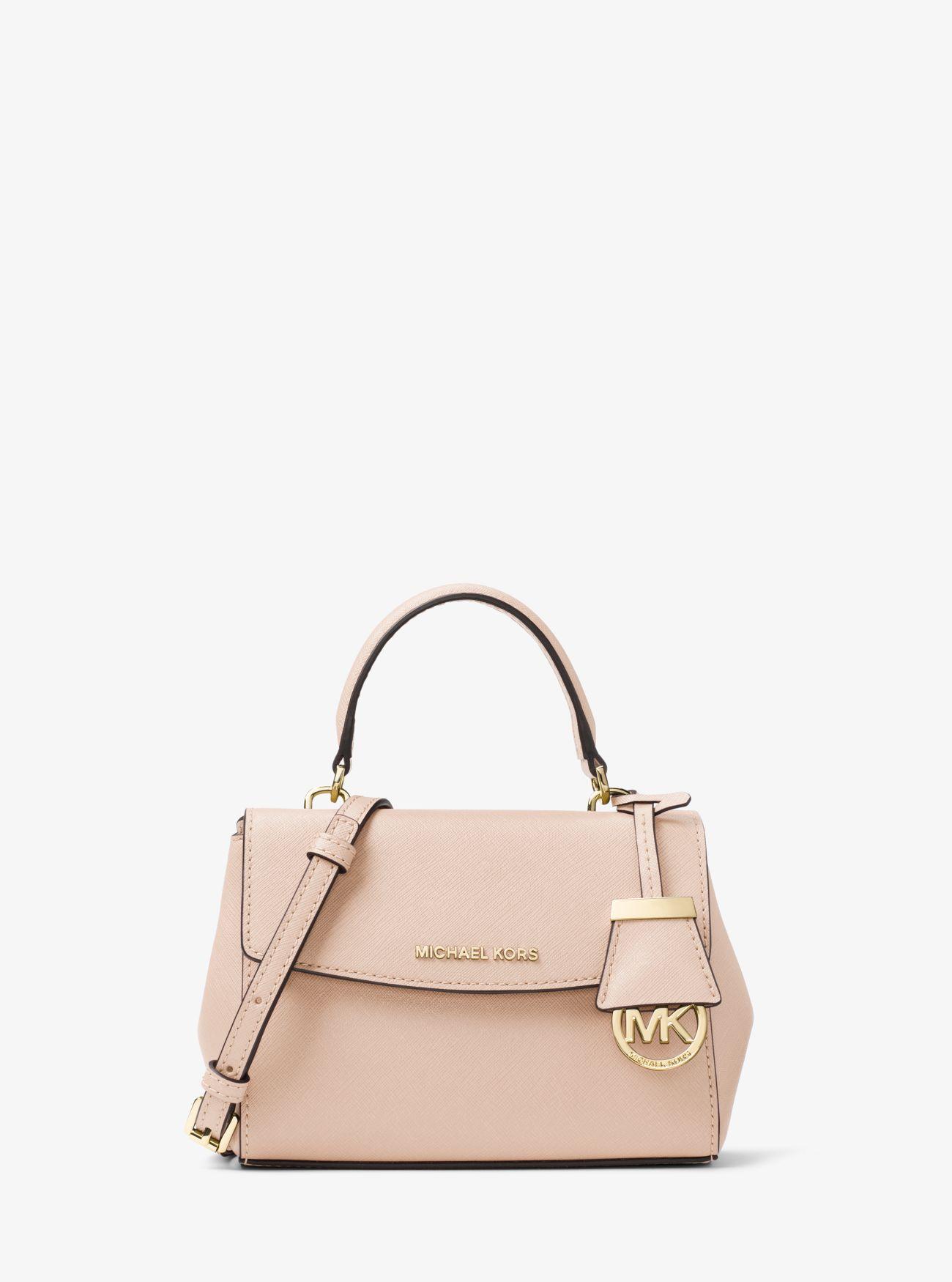 michael kors saffiano small crossbody bag