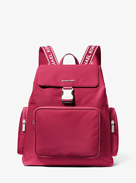 Michael Kors Khai Large Nylon Cargo Backpack in Red Lyst