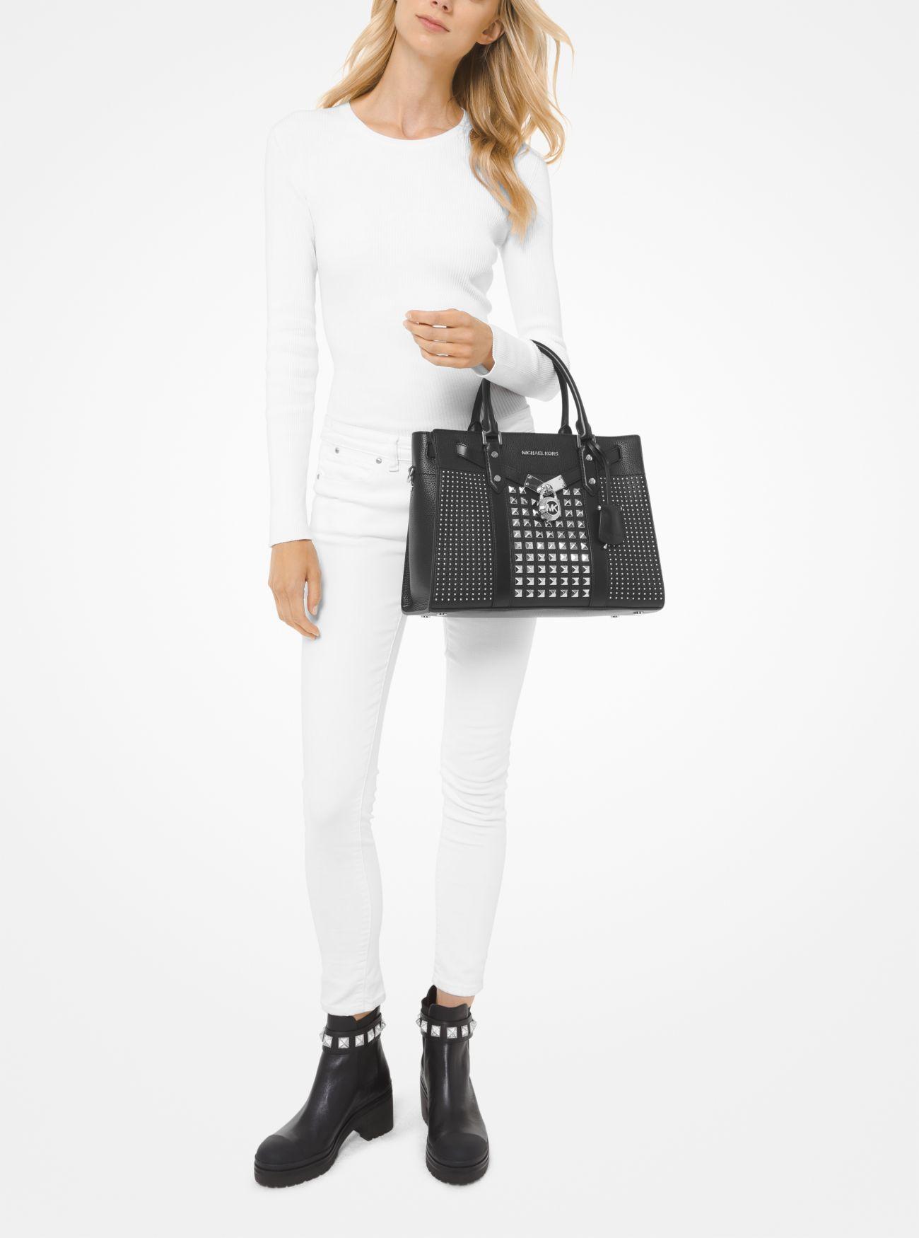 michael kors nouveau hamilton large satchel