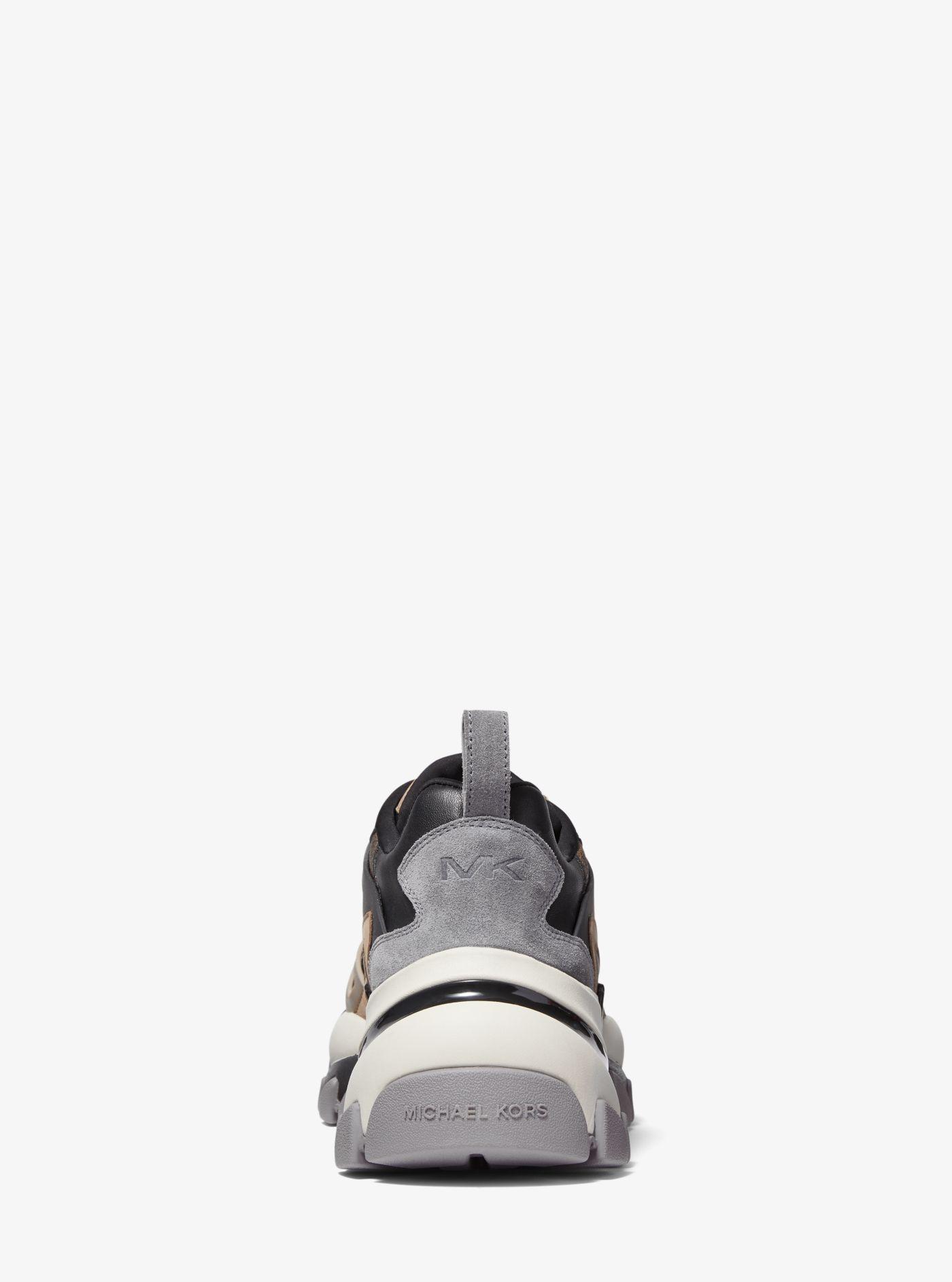michael kors logo trainers