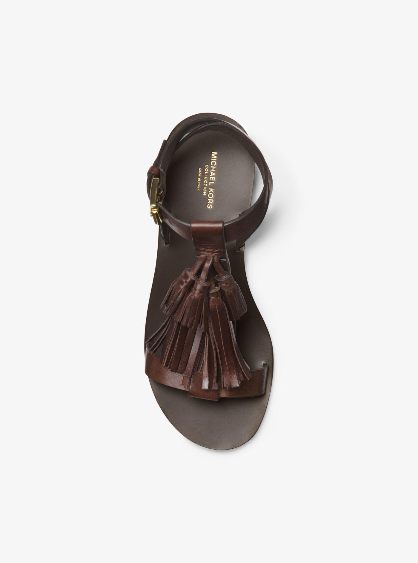 michael kors tassel sandals