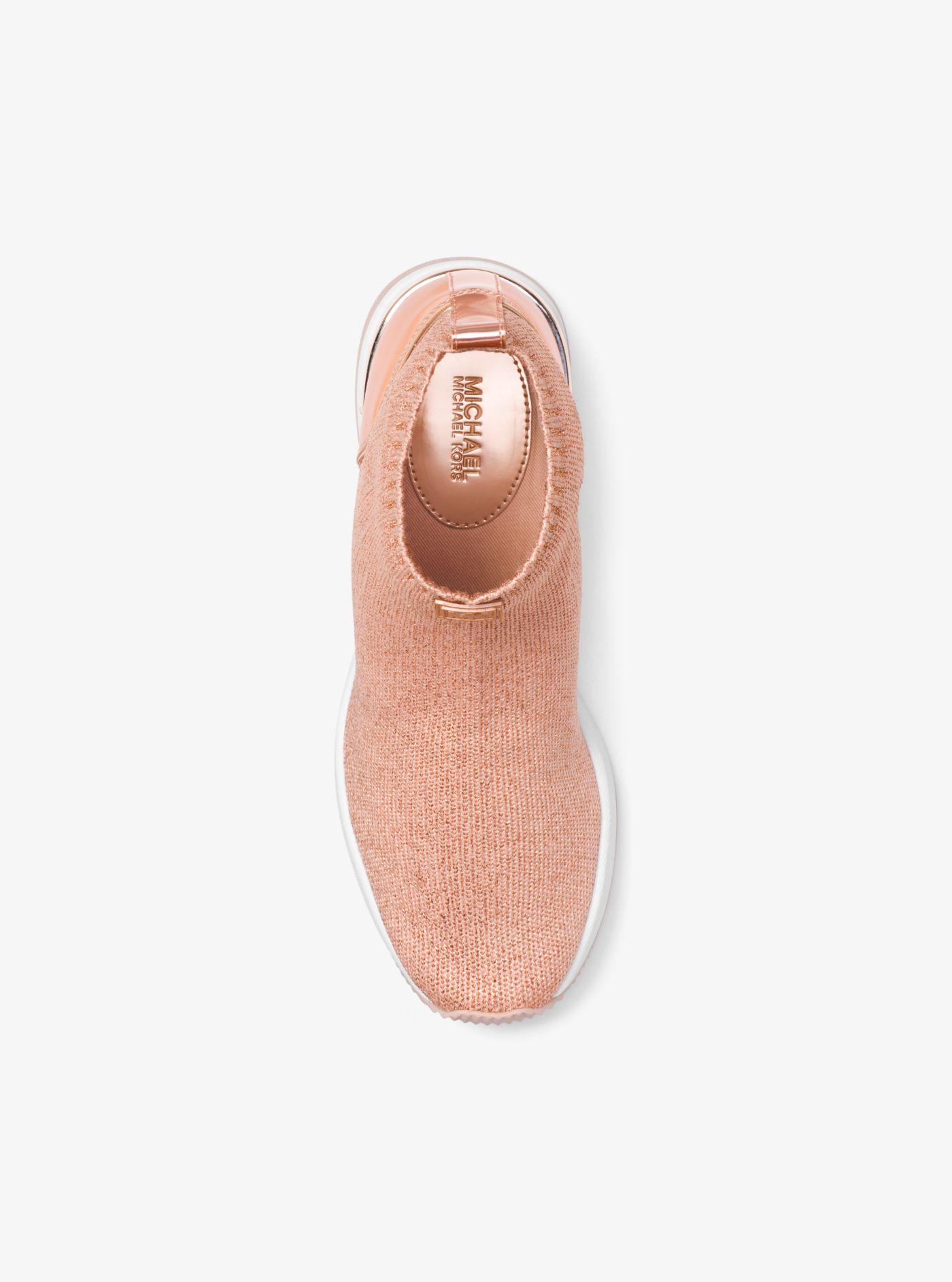 Michael Kors Leather Skyler Metallic 