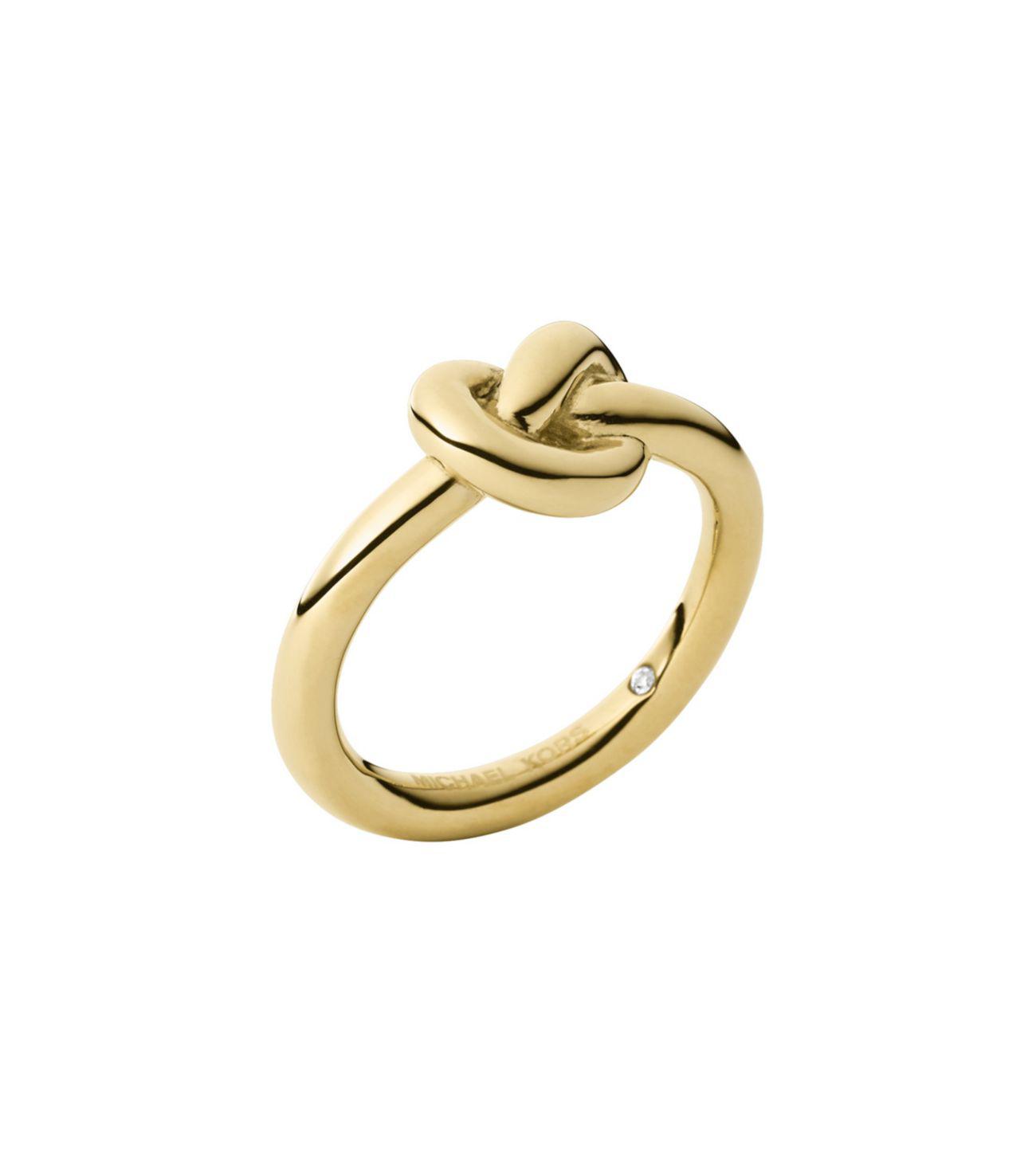 Michael Kors Gold-tone Knot Ring in 