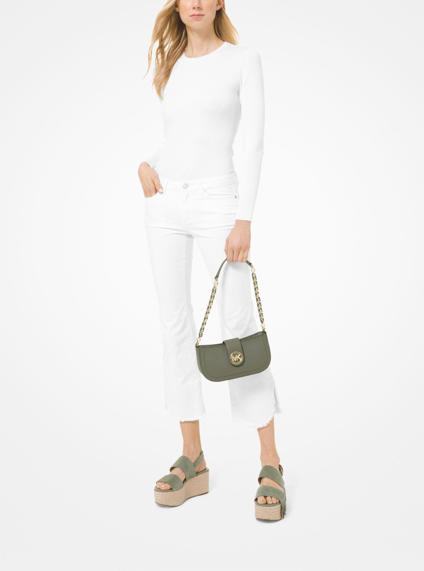 Total 58+ imagen michael kors carmen extrasmall logo shoulder bag