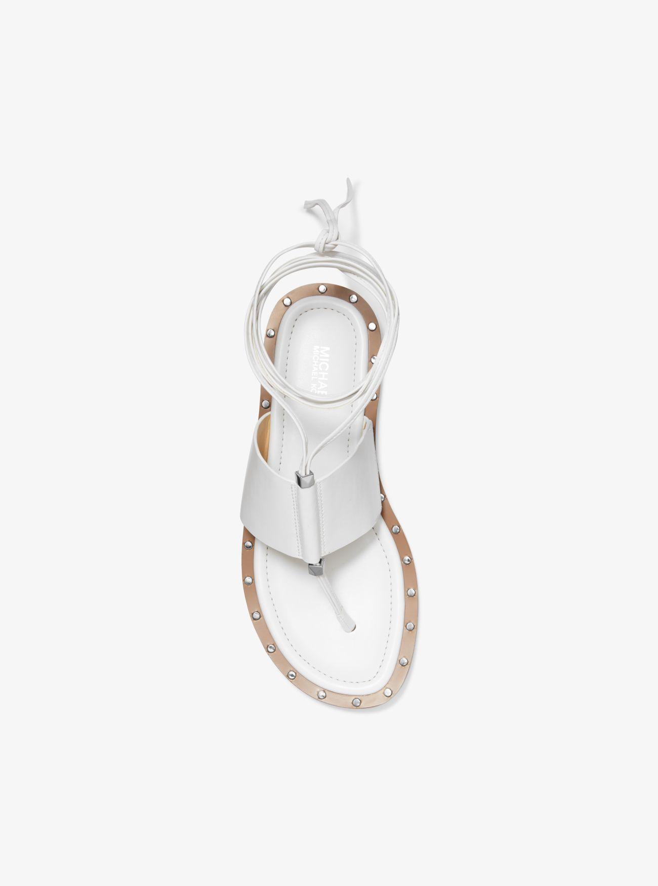Michael kors hotsell optic white sandals